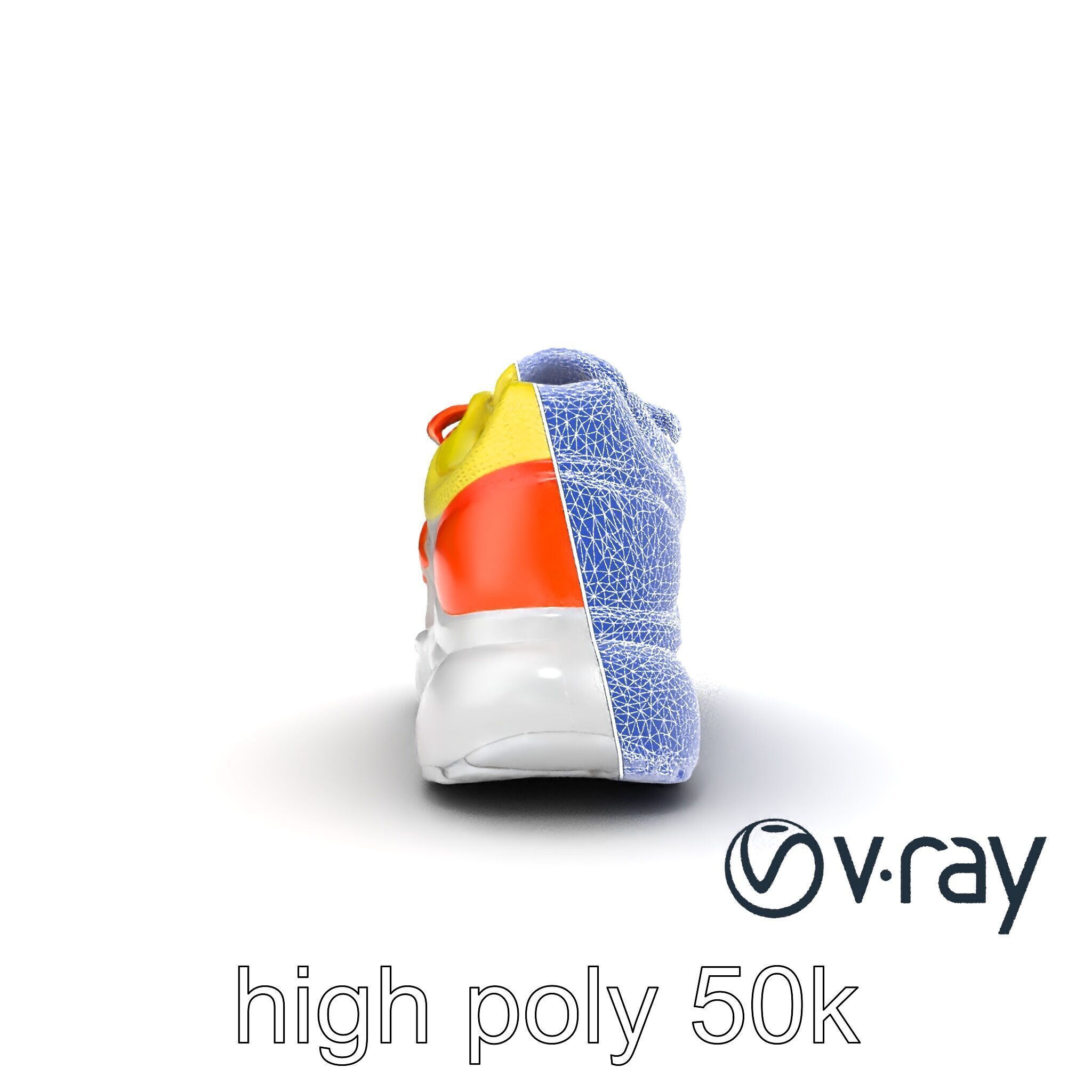Adaptive Fit Versatile Sneaker model pack Low-poly 3D model_18