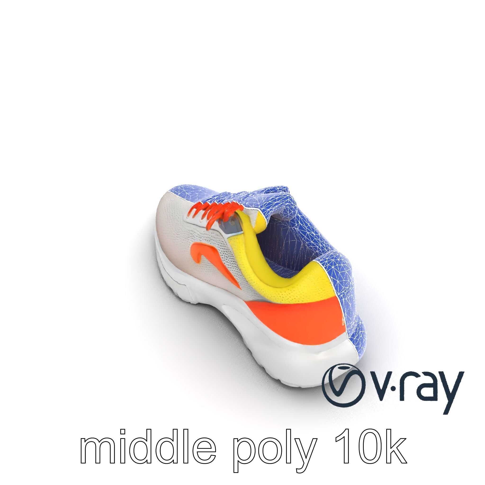 Adaptive Fit Versatile Sneaker model pack Low-poly 3D model_27