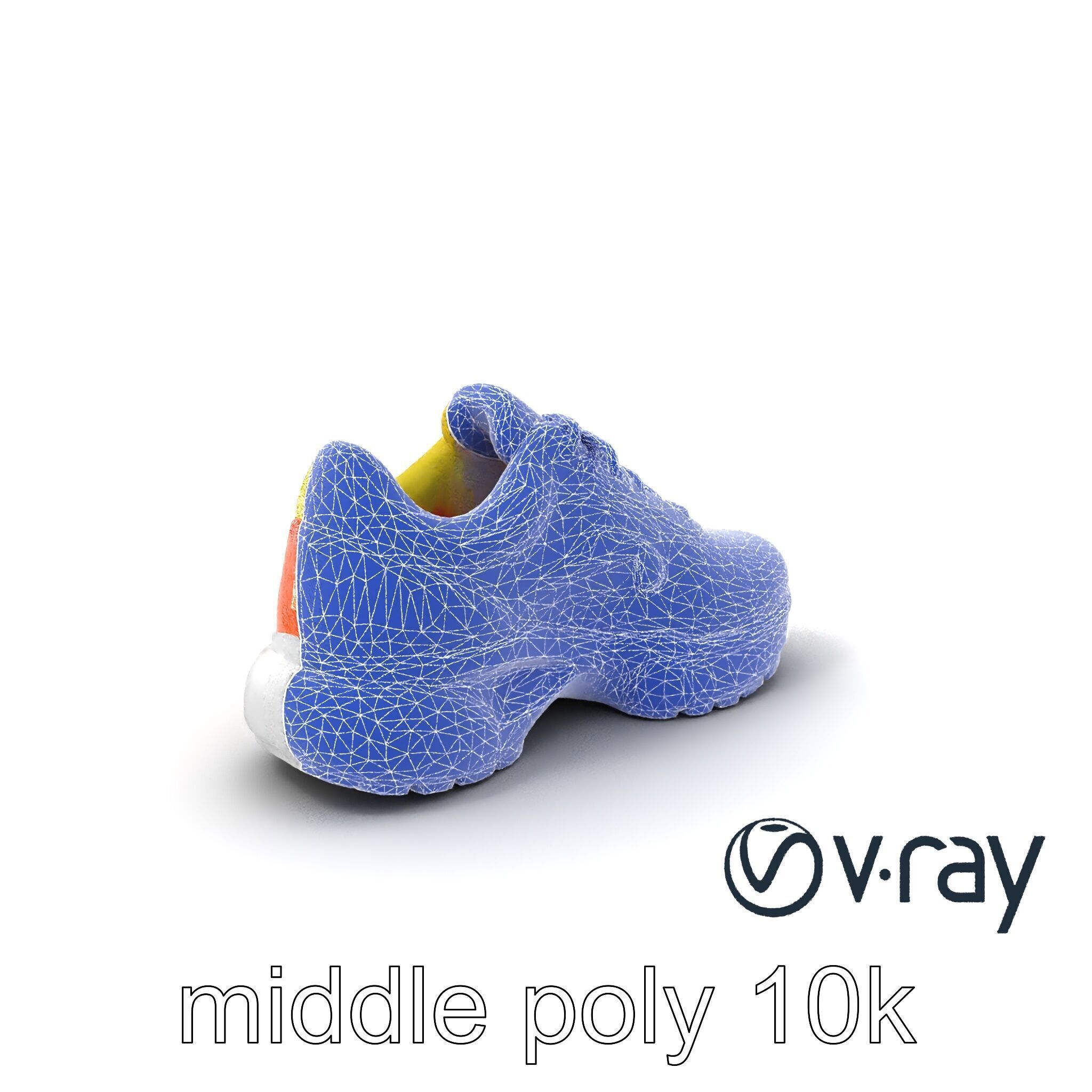 Adaptive Fit Versatile Sneaker model pack Low-poly 3D model_23