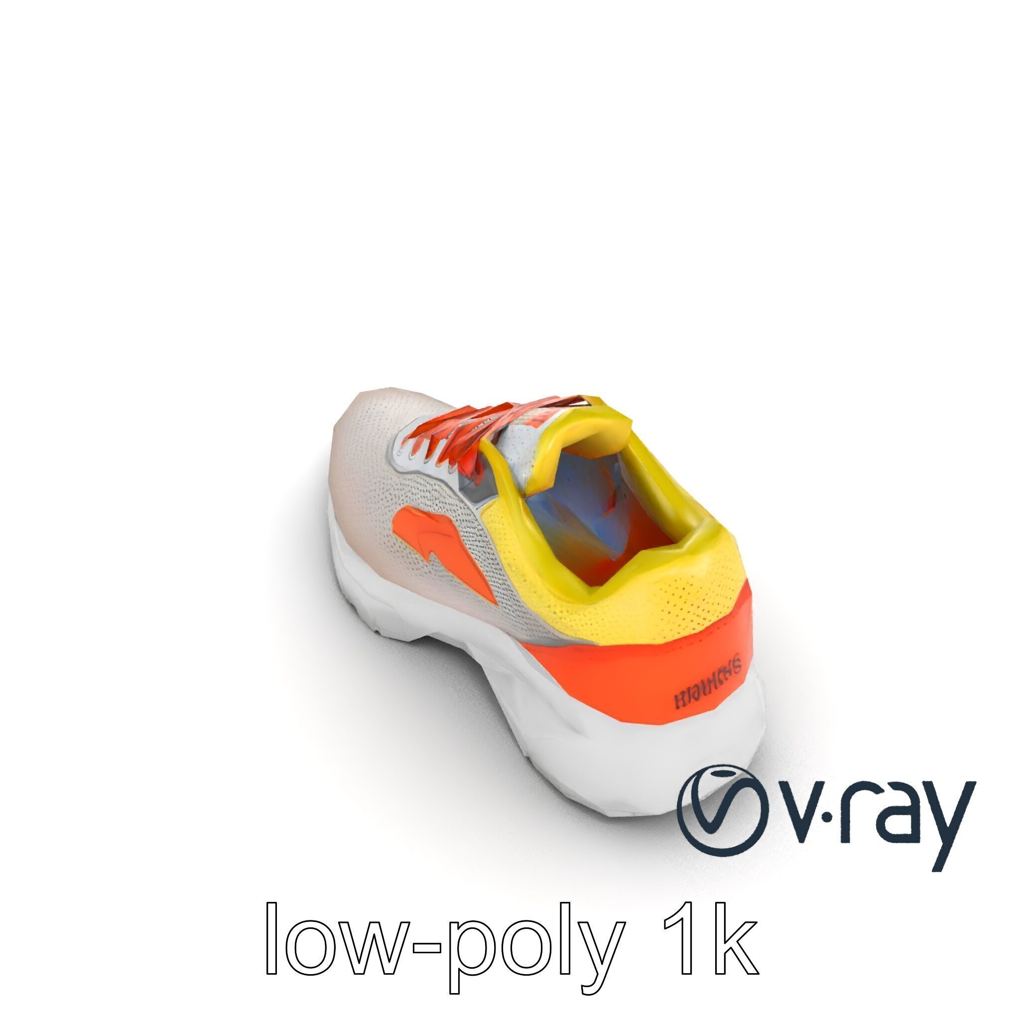 Adaptive Fit Versatile Sneaker model pack Low-poly 3D model_22