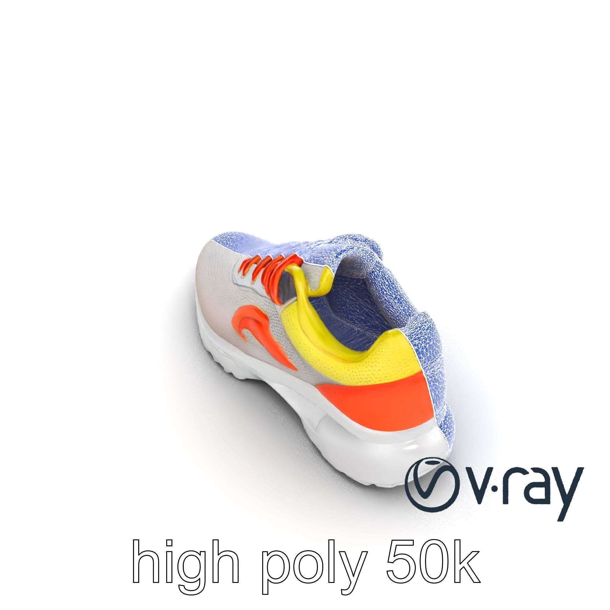 Adaptive Fit Versatile Sneaker model pack Low-poly 3D model_32