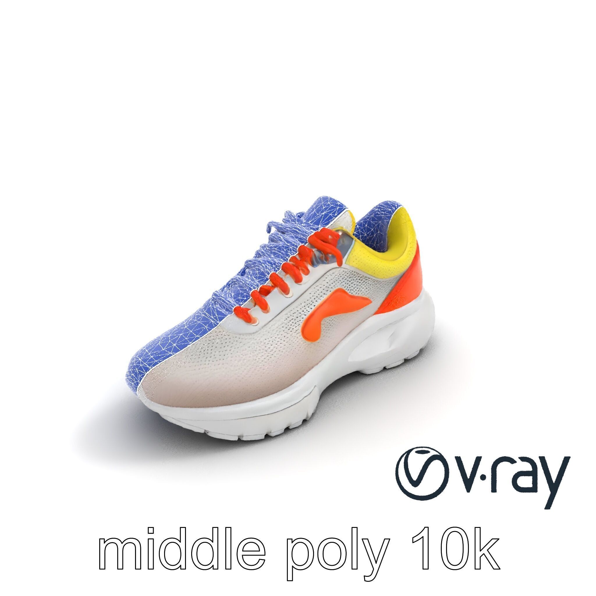 Adaptive Fit Versatile Sneaker model pack Low-poly 3D model_29