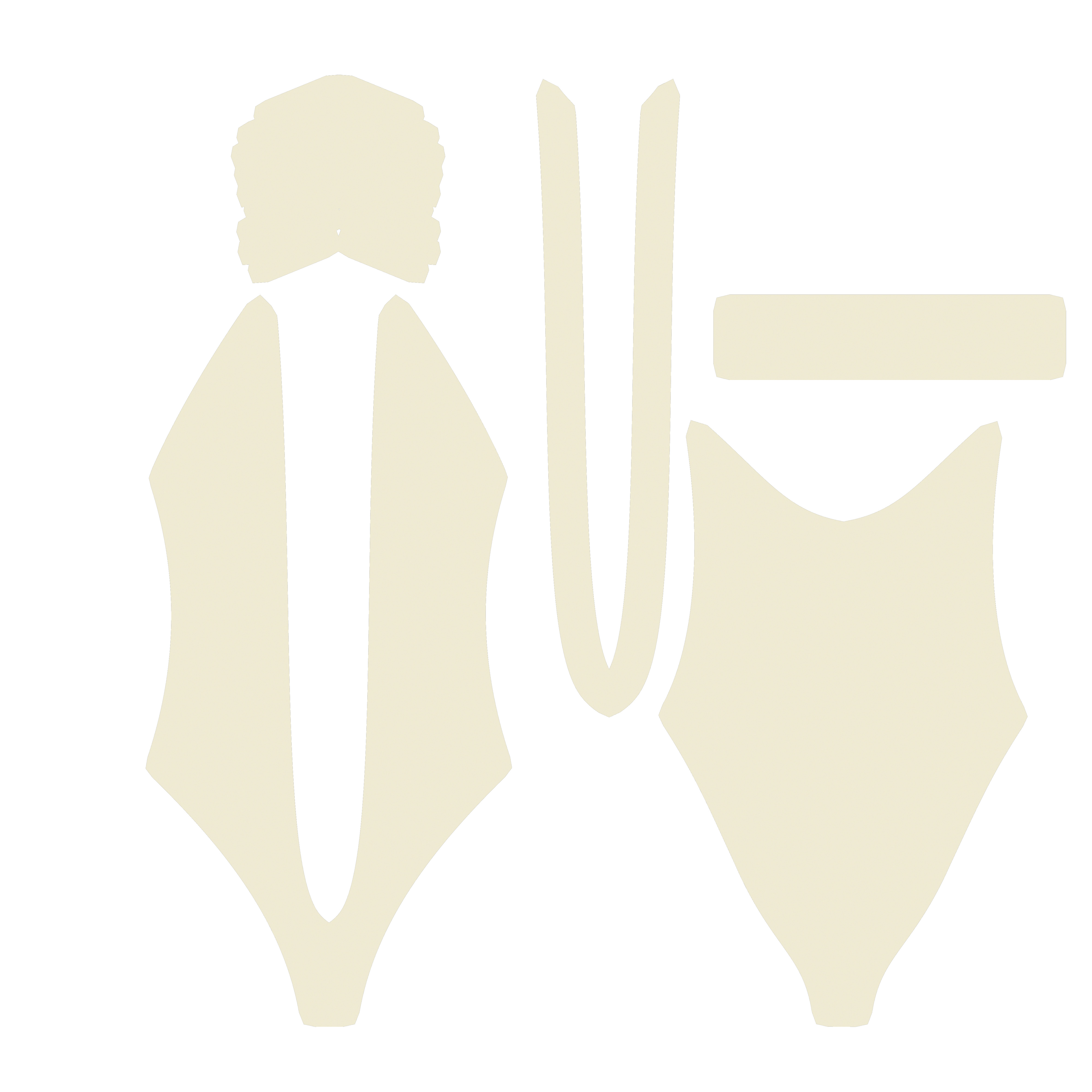 Body Suit Low-poly 3D model_6