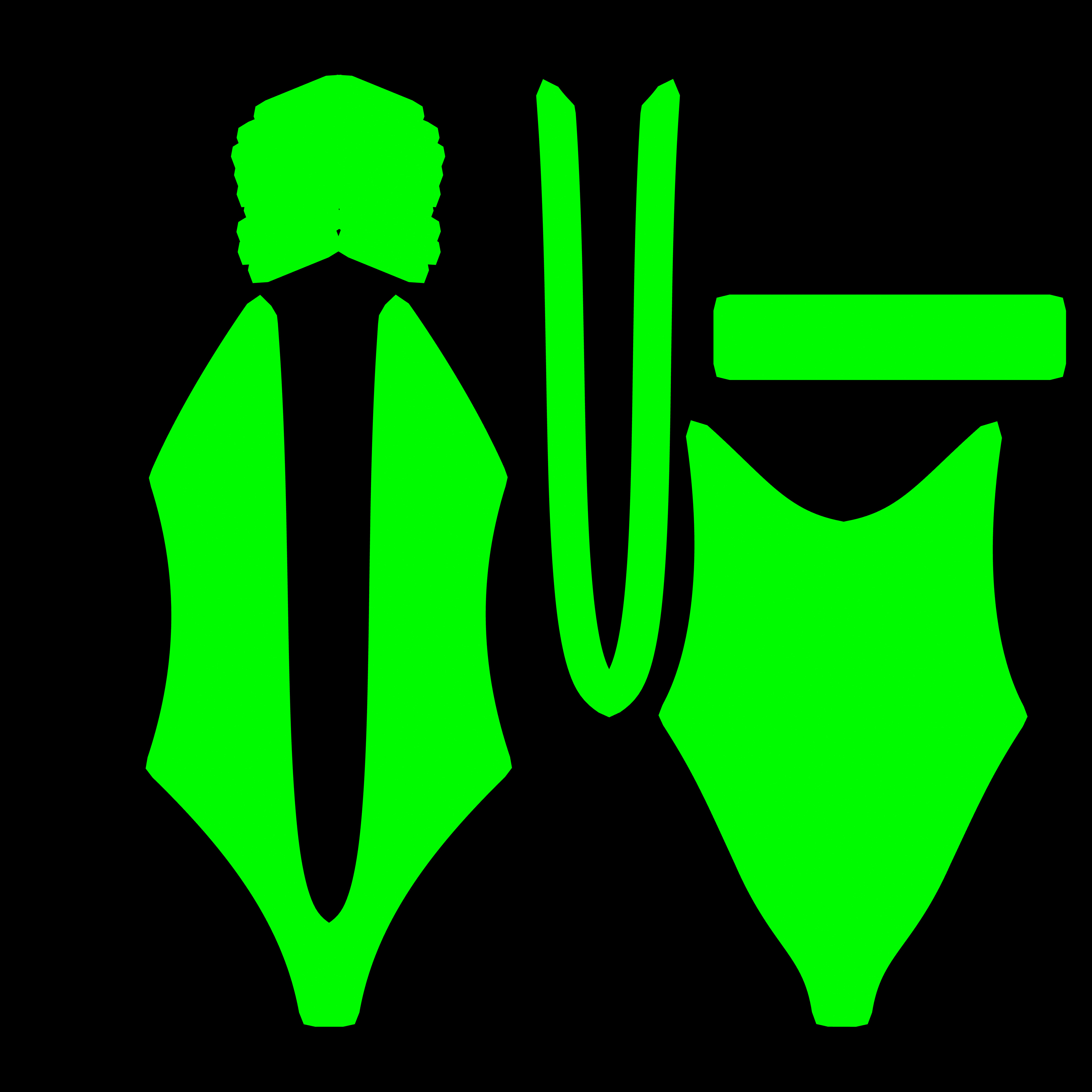 Body Suit Low-poly 3D model_8