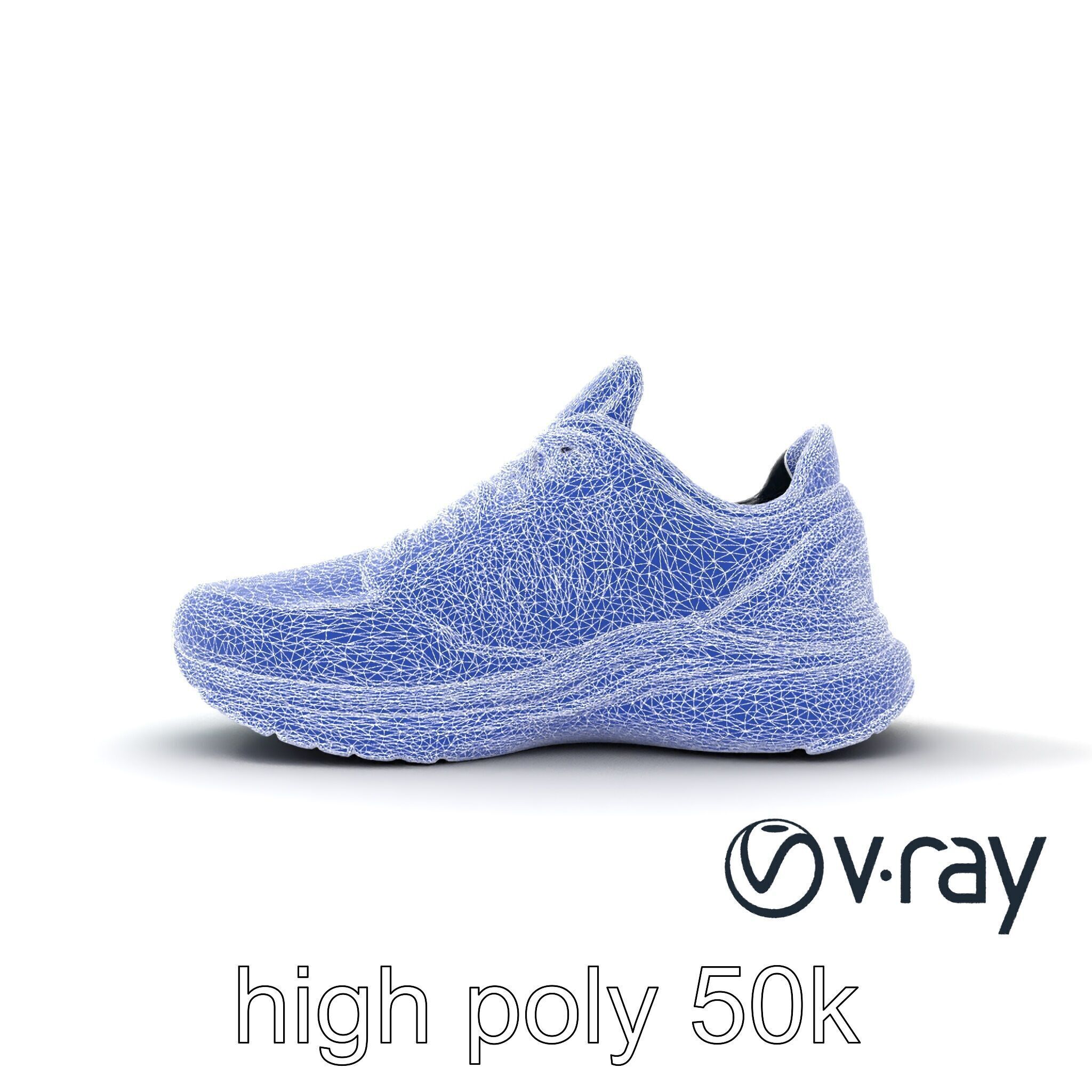 Lightweight Racing Sneaker model pack Low-poly 3D model_32