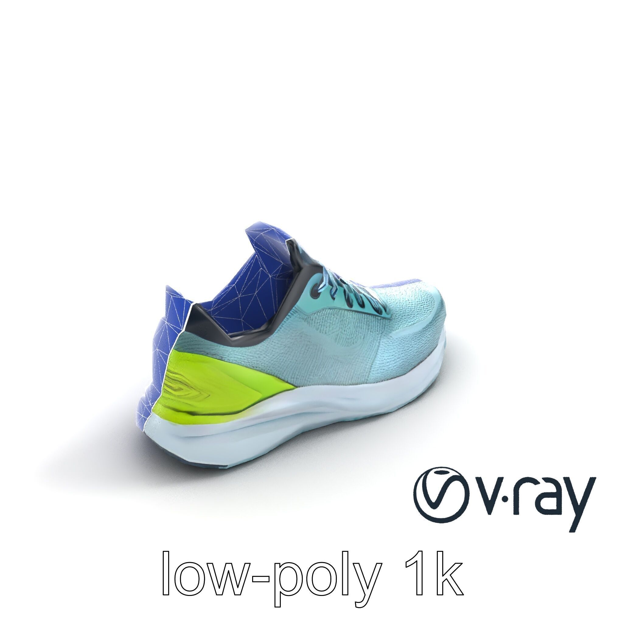 Lightweight Racing Sneaker model pack Low-poly 3D model_31