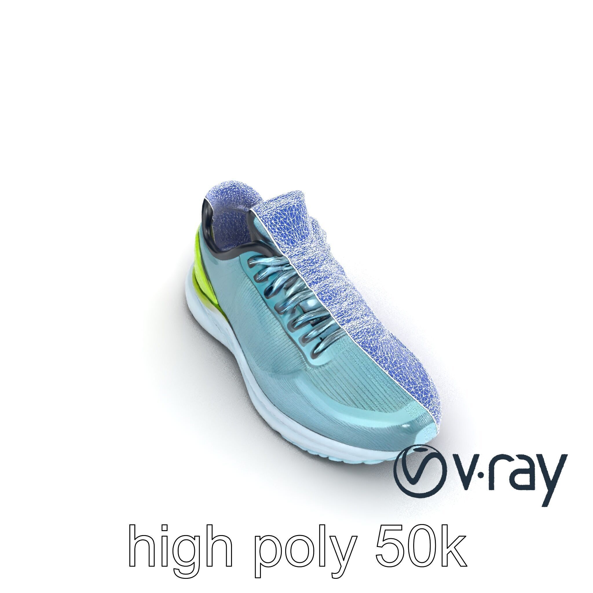 Lightweight Racing Sneaker model pack Low-poly 3D model_28