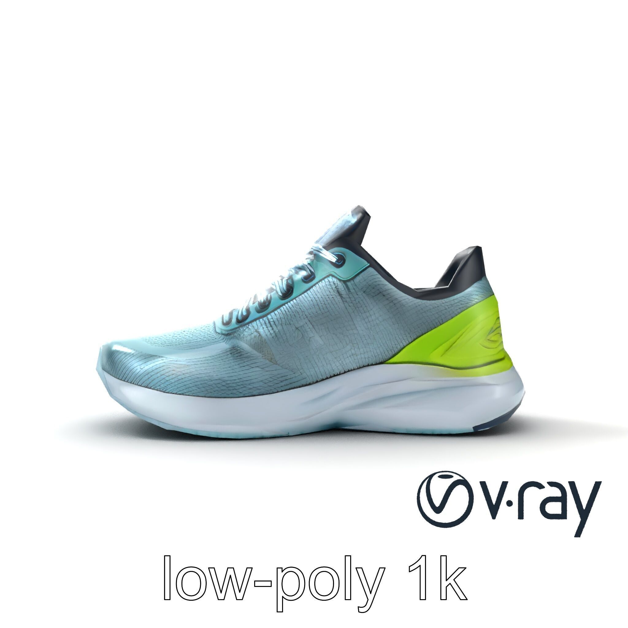 Lightweight Racing Sneaker model pack Low-poly 3D model_20