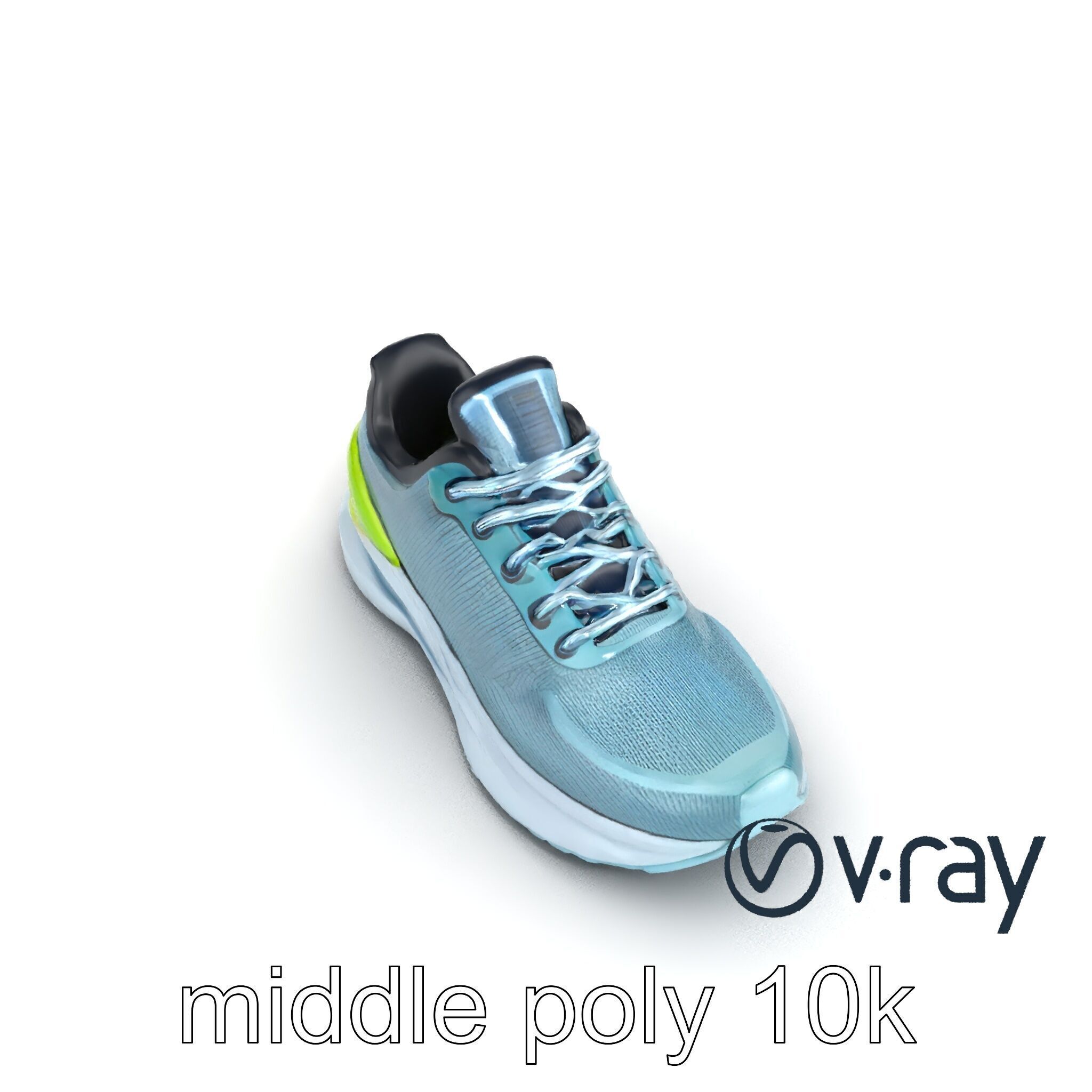 Lightweight Racing Sneaker model pack Low-poly 3D model_25