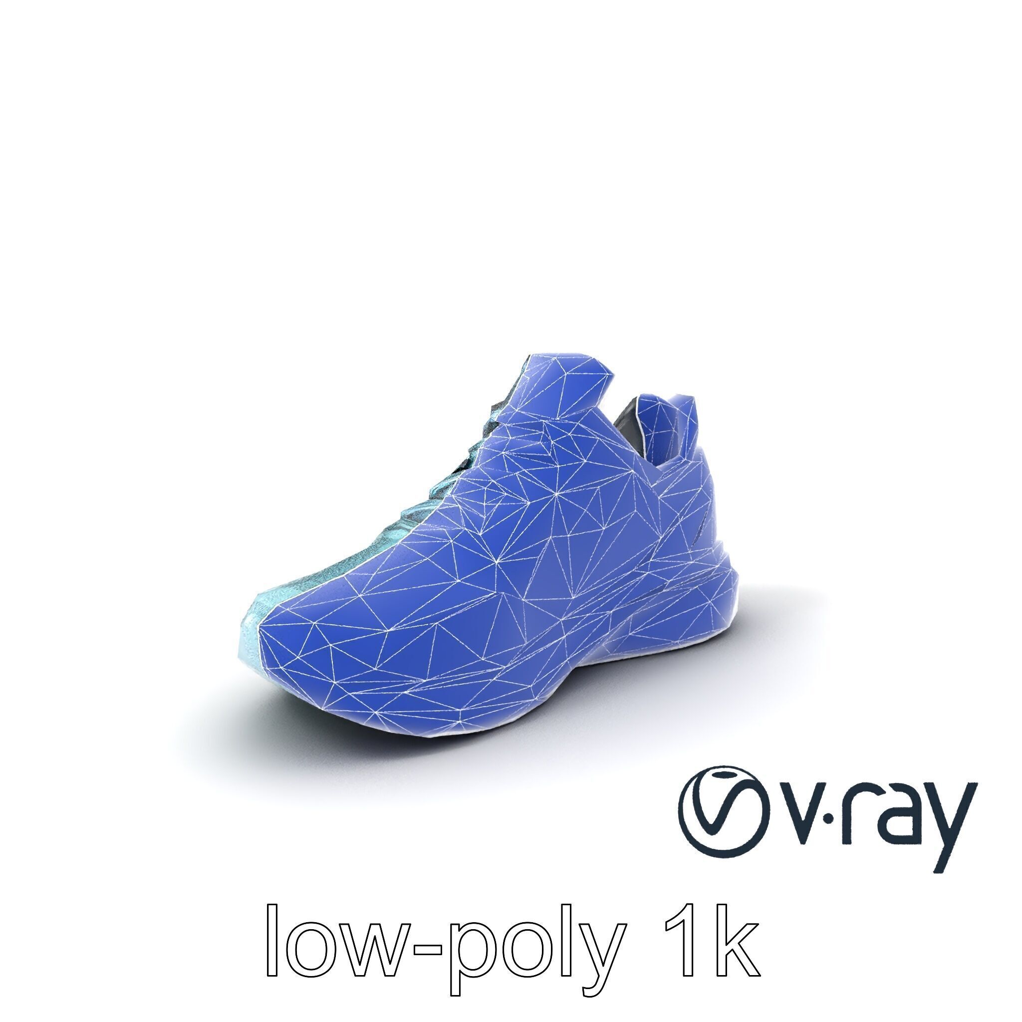 Lightweight Racing Sneaker model pack Low-poly 3D model_7