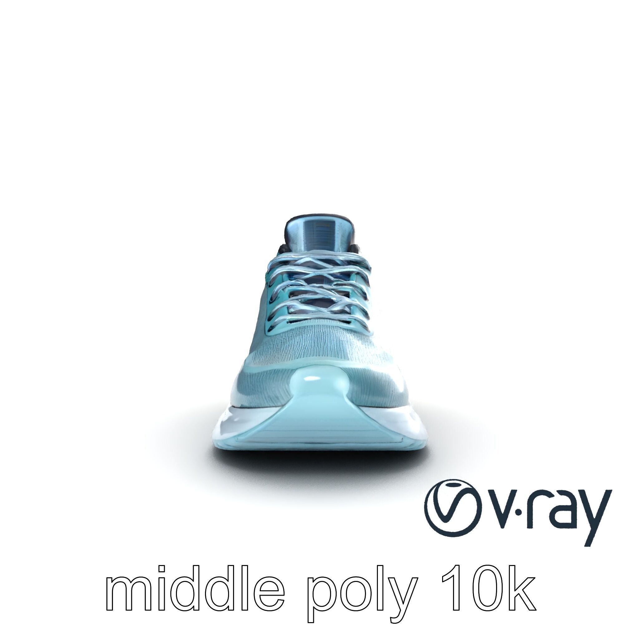 Lightweight Racing Sneaker model pack Low-poly 3D model_27