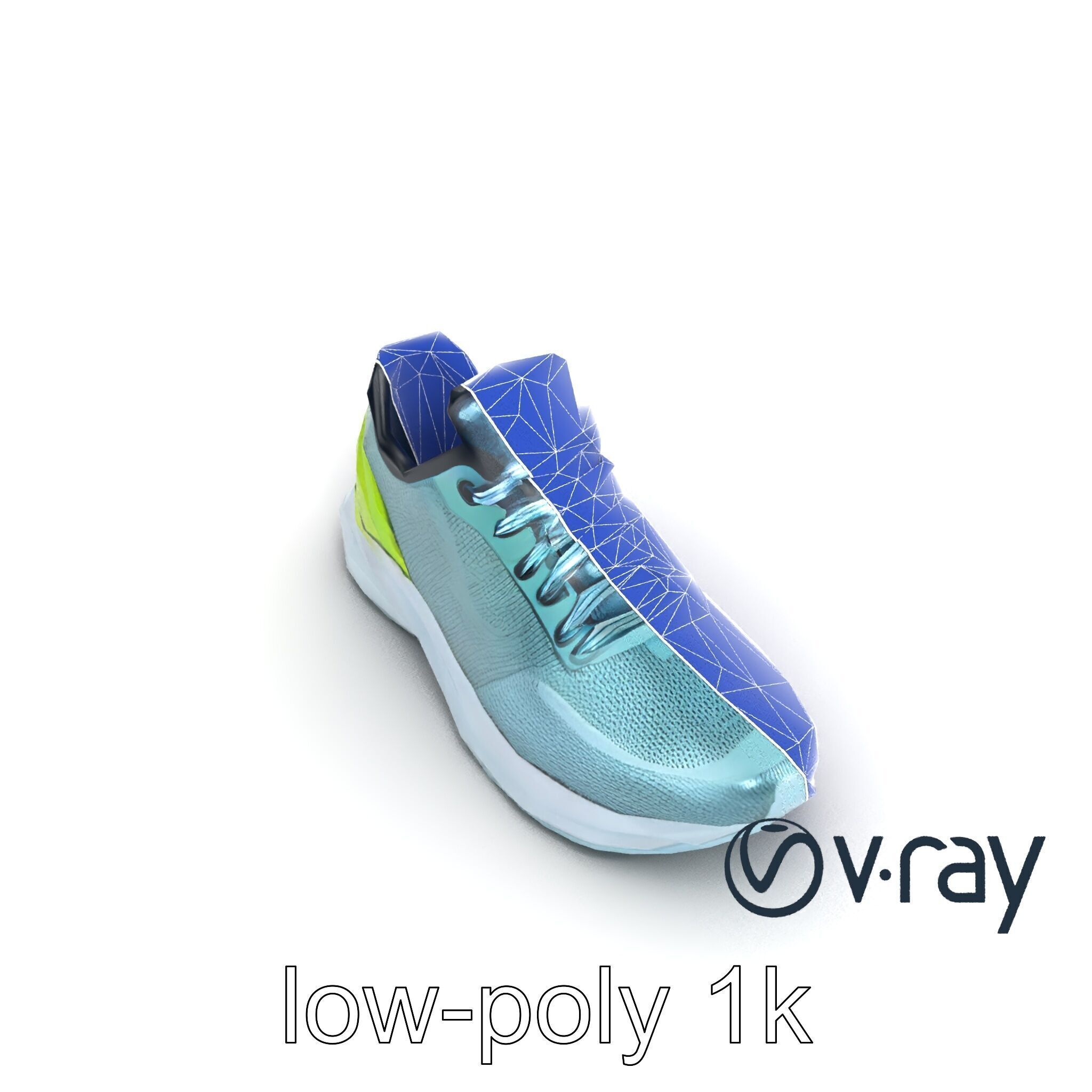 Lightweight Racing Sneaker model pack Low-poly 3D model_15
