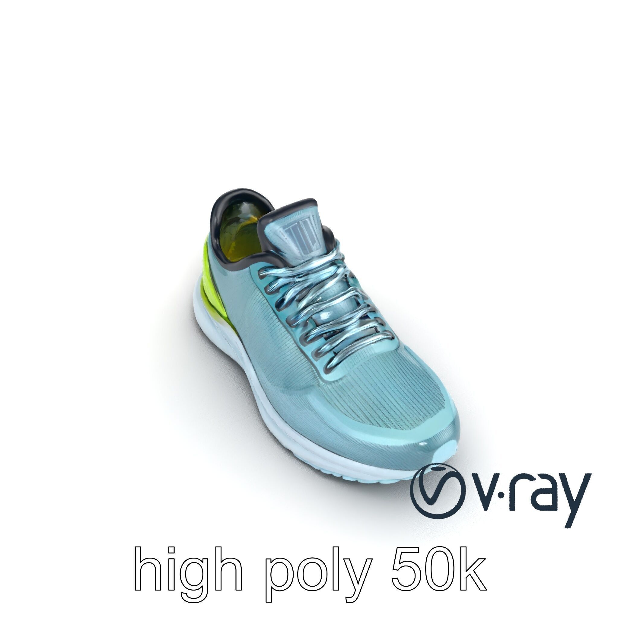 Lightweight Racing Sneaker model pack Low-poly 3D model_21