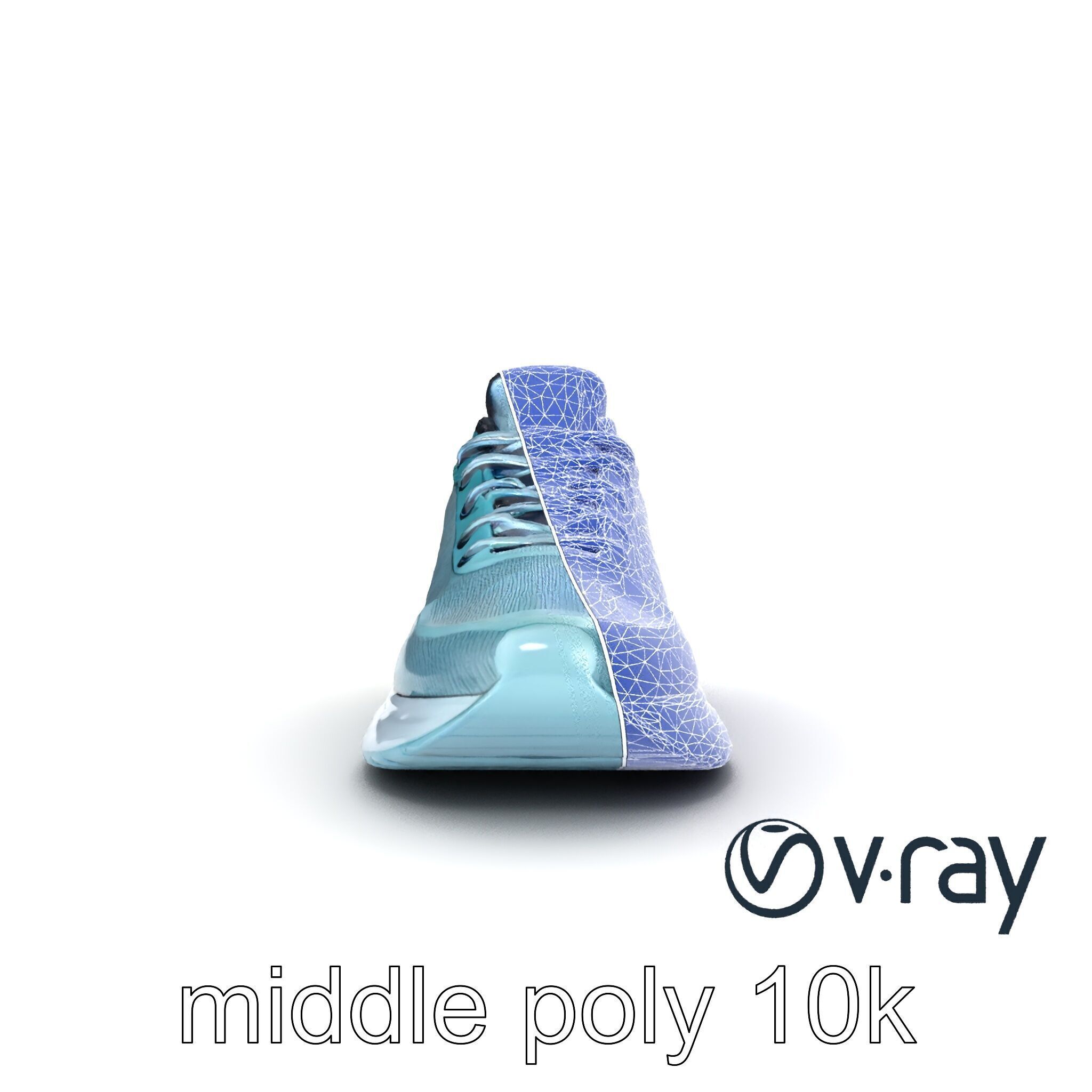 Lightweight Racing Sneaker model pack Low-poly 3D model_22