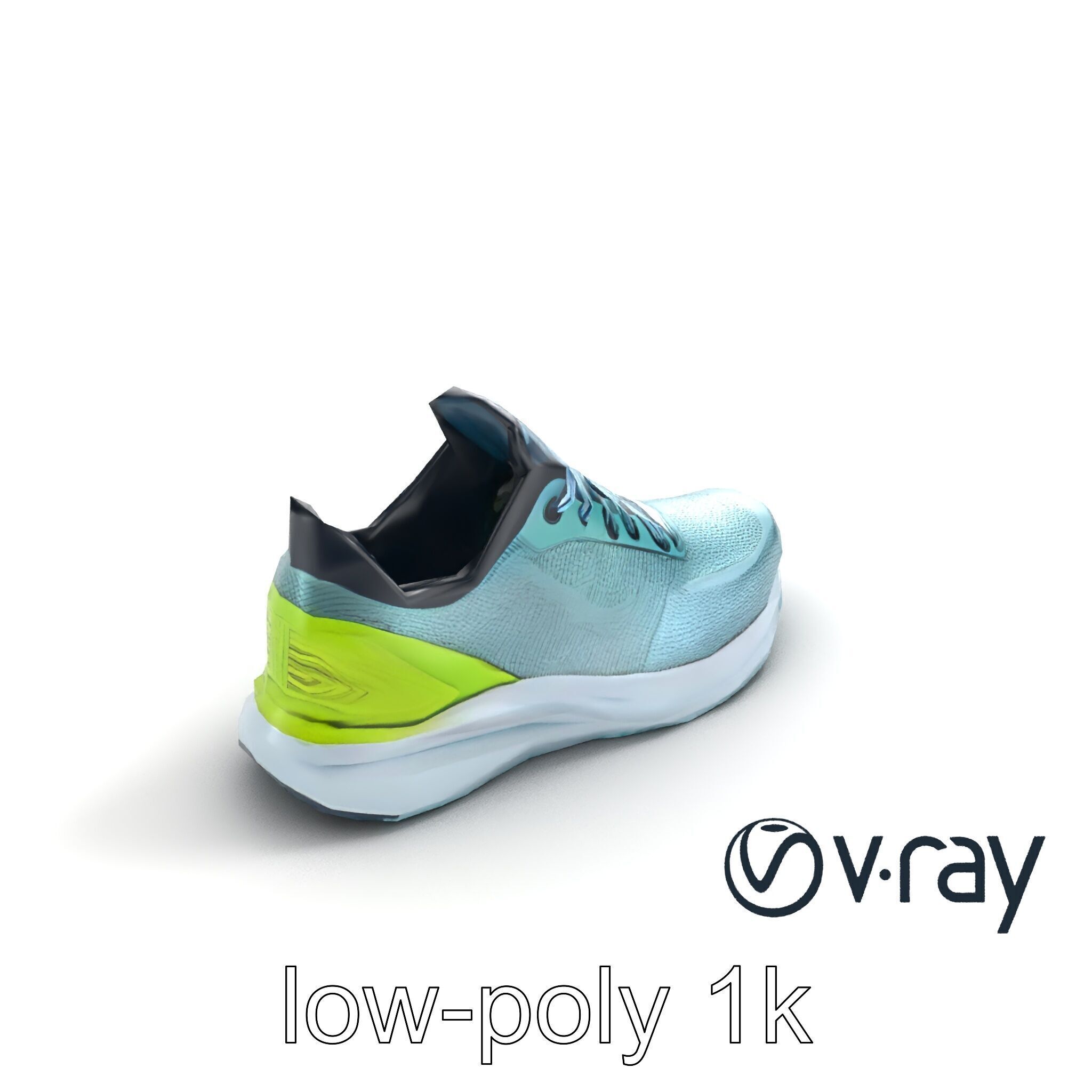 Lightweight Racing Sneaker model pack Low-poly 3D model_10