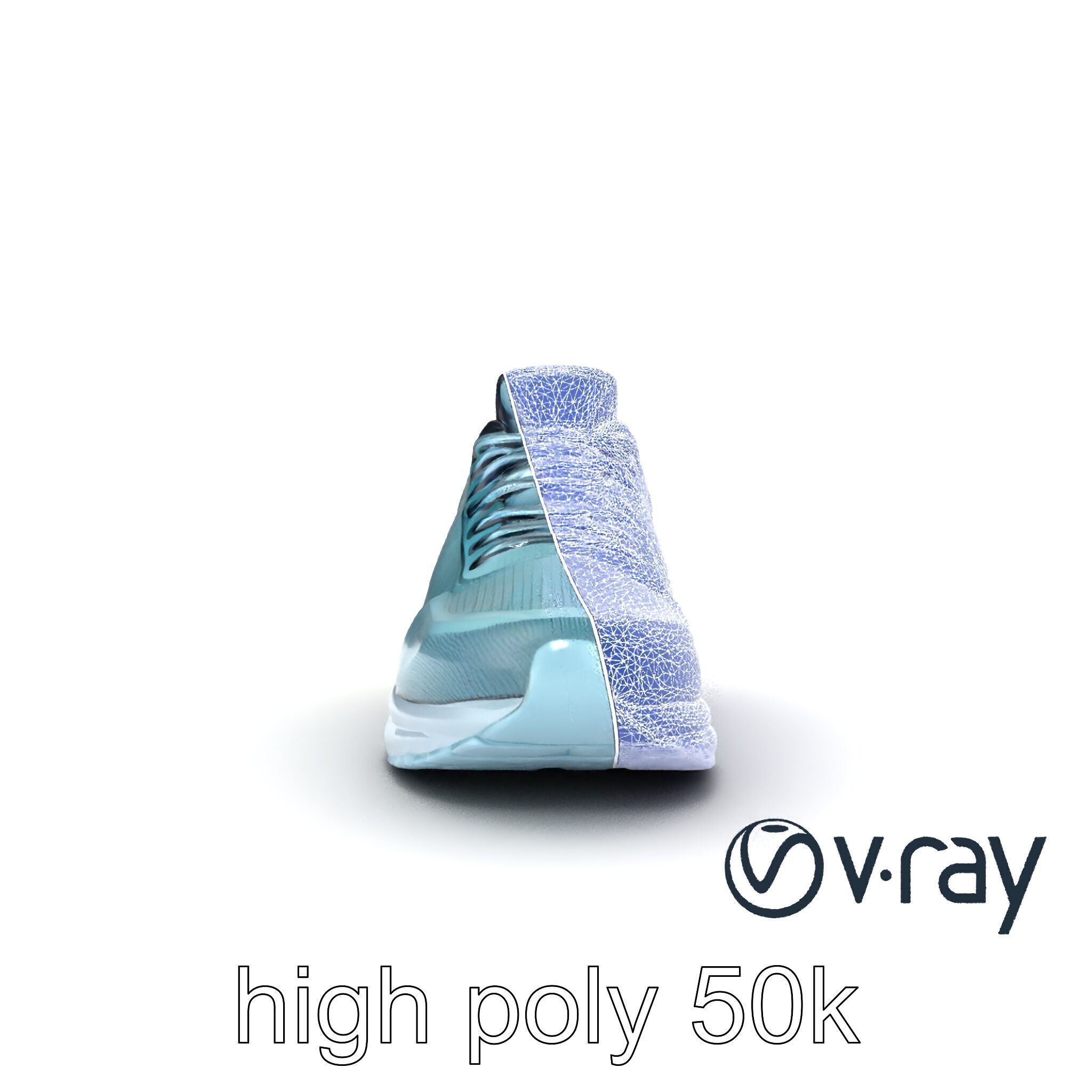 Lightweight Racing Sneaker model pack Low-poly 3D model_30