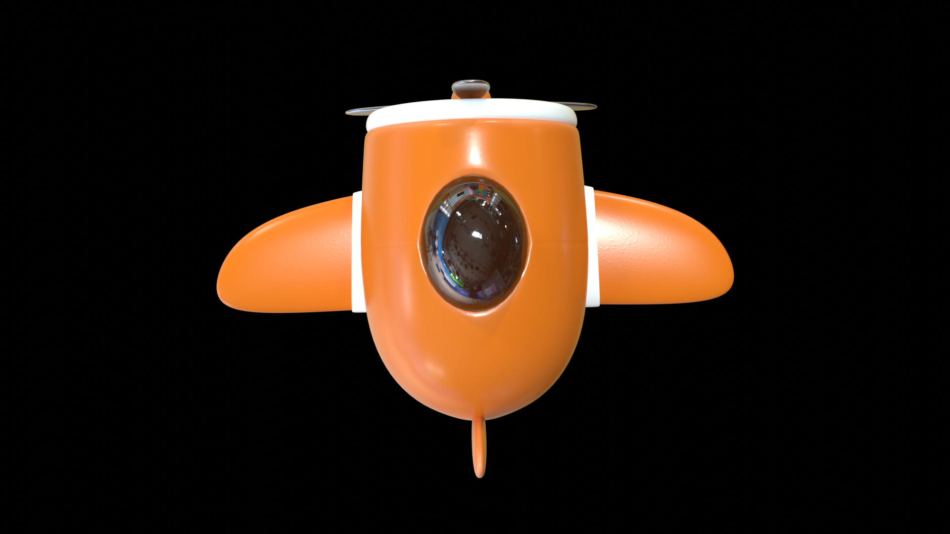 Toy Plane - 3D Model Low-poly 3D model_6