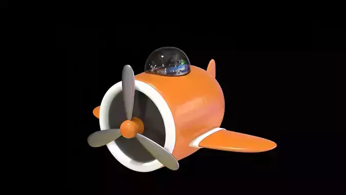 Toy Plane - 3D Model