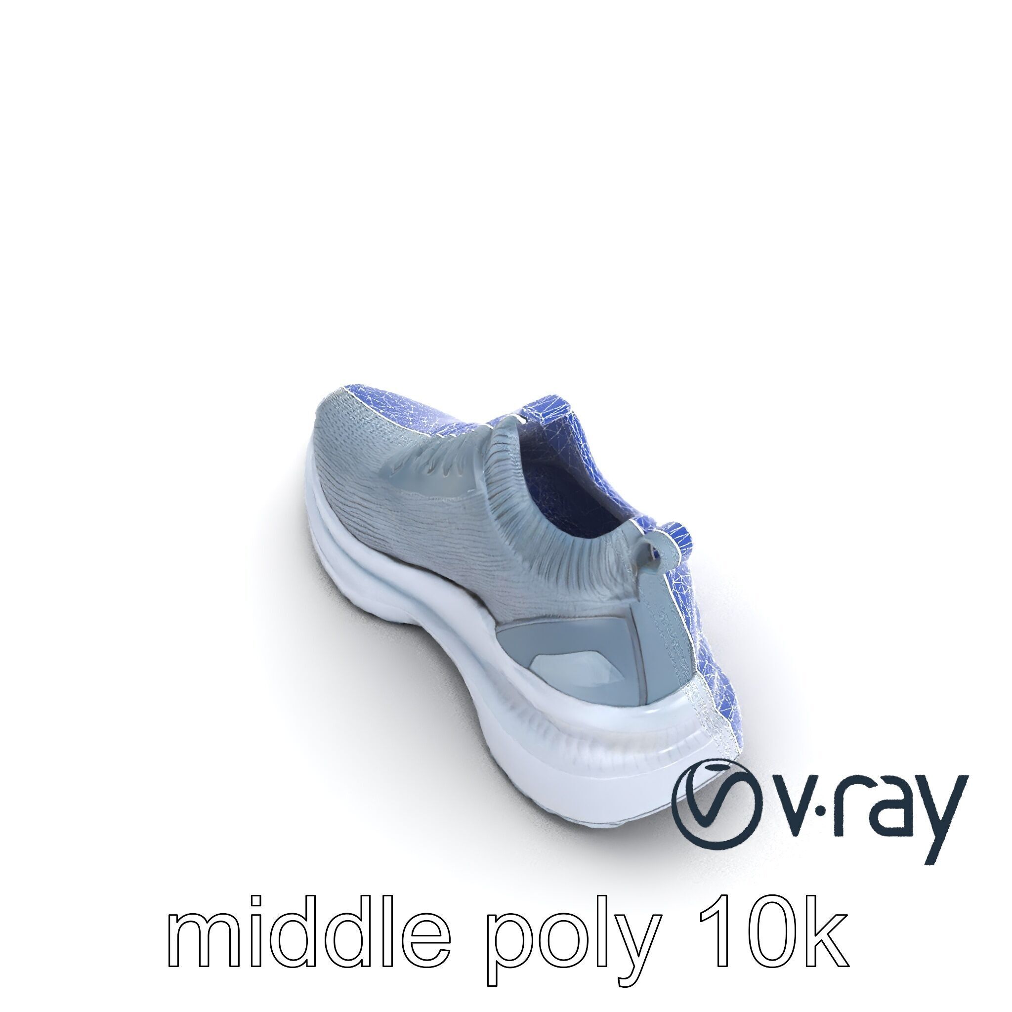 High-Performance Gym Sneaker 3D model pack with flexible sole Low-poly 3D model_18