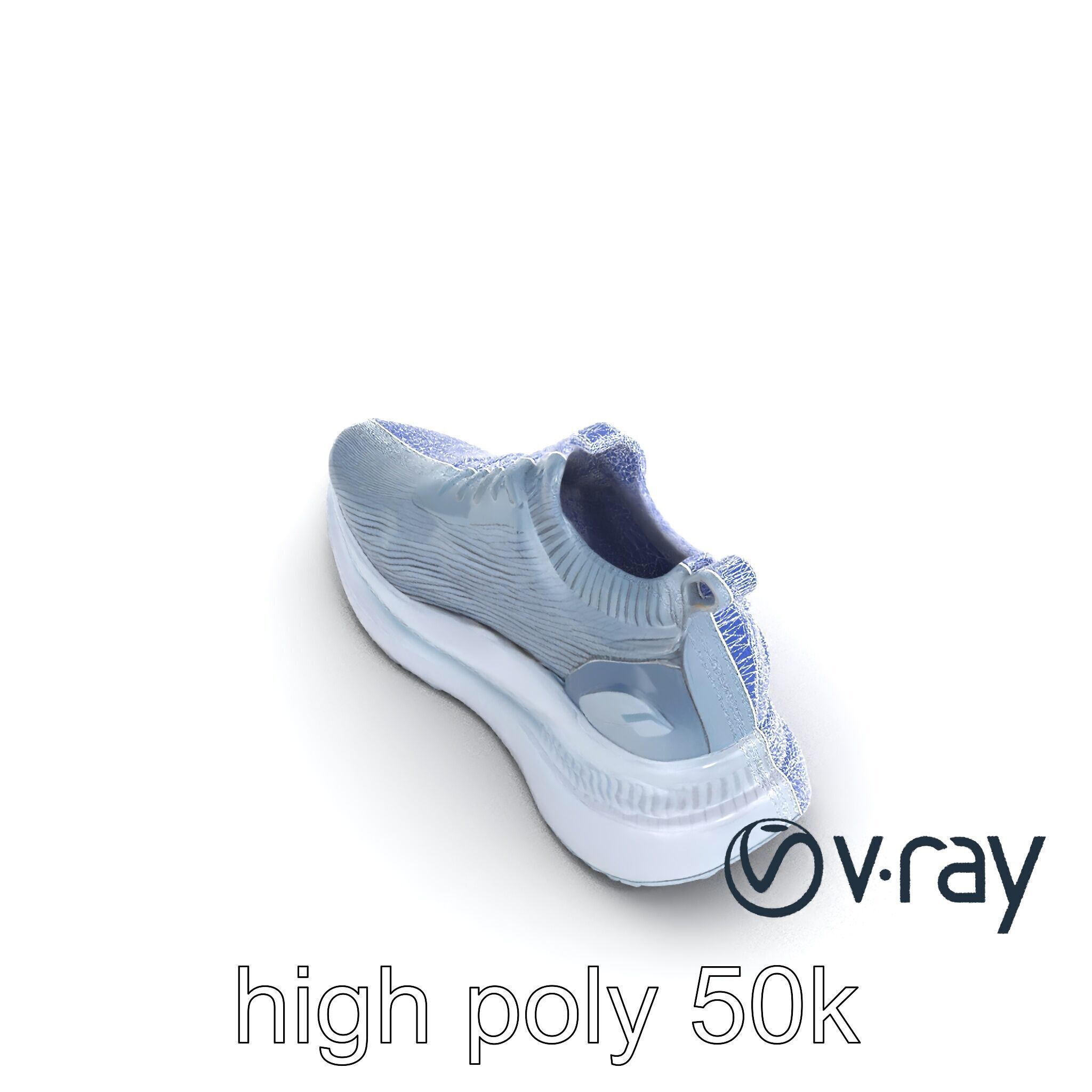 High-Performance Gym Sneaker 3D model pack with flexible sole Low-poly 3D model_17