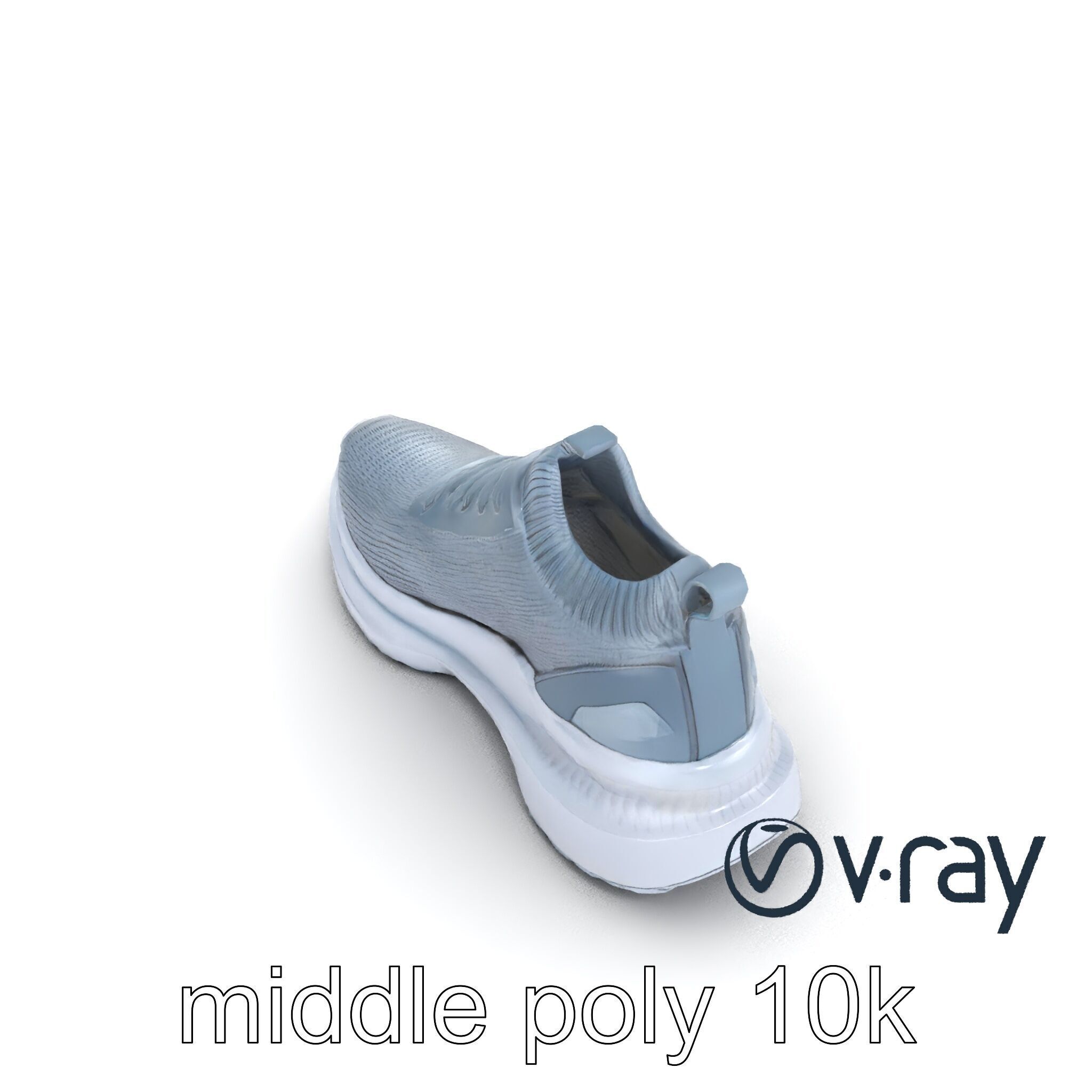 High-Performance Gym Sneaker 3D model pack with flexible sole Low-poly 3D model_14