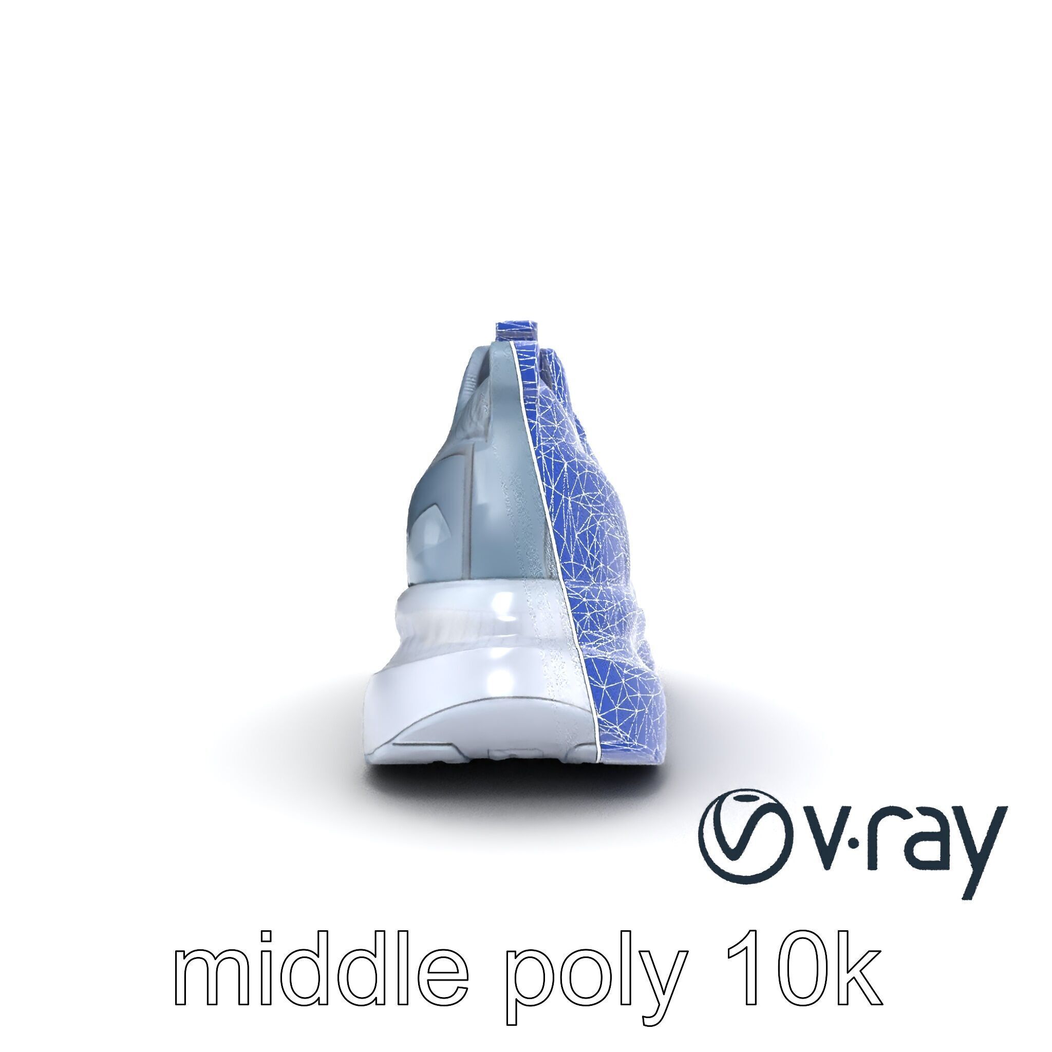 High-Performance Gym Sneaker 3D model pack with flexible sole Low-poly 3D model_13