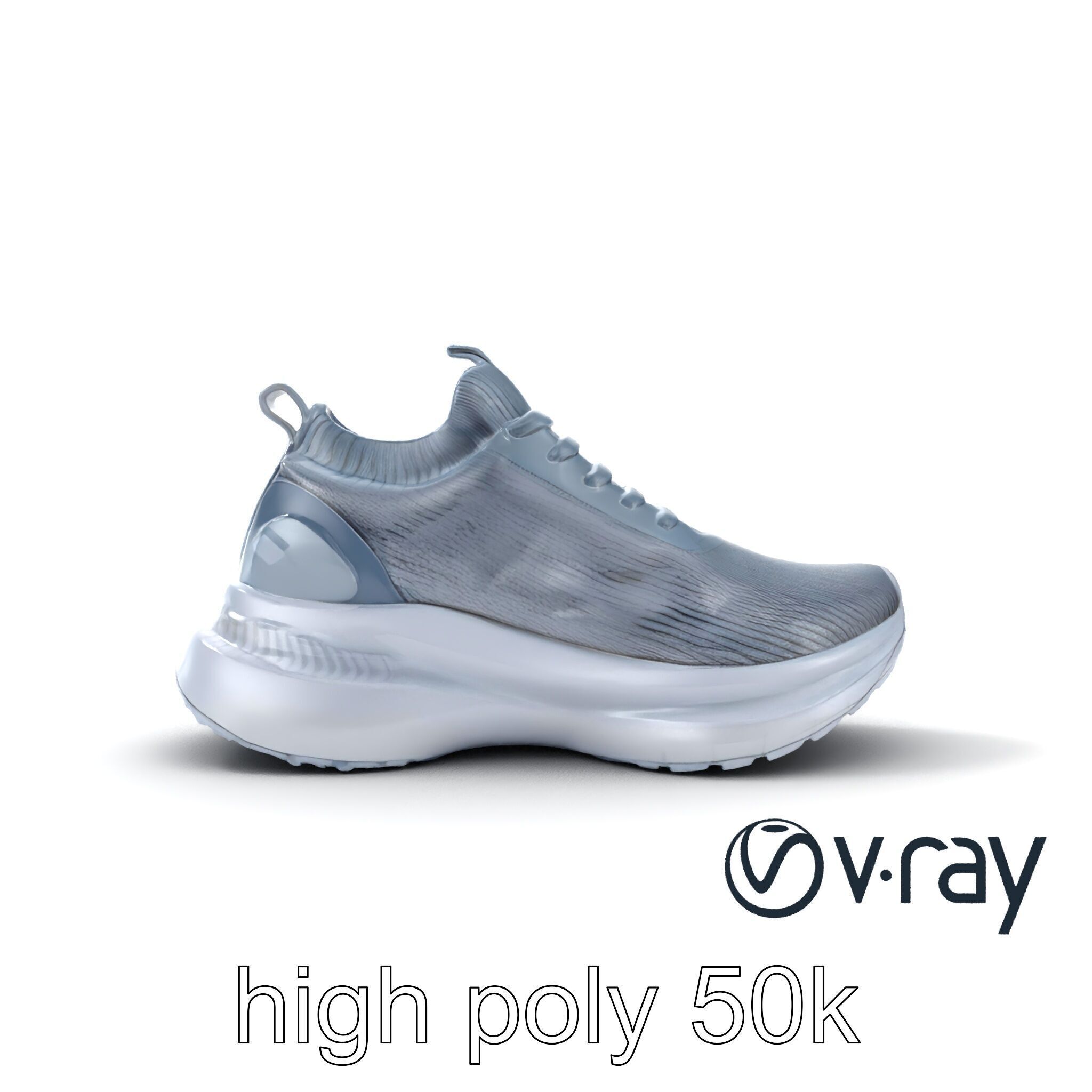 High-Performance Gym Sneaker 3D model pack with flexible sole Low-poly 3D model_21