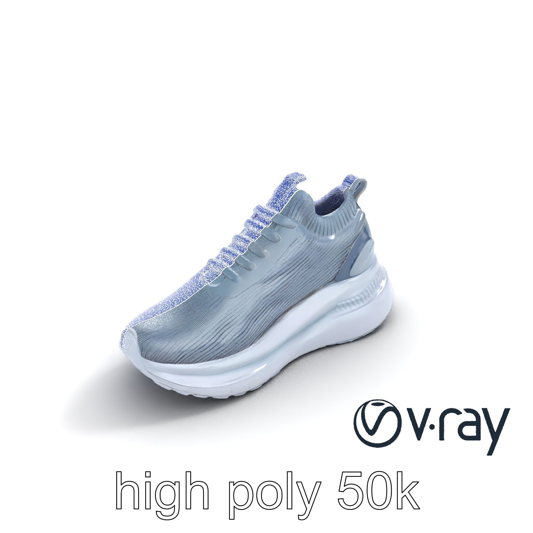 High-Performance Gym Sneaker 3D model pack with flexible sole Low-poly 3D model_23