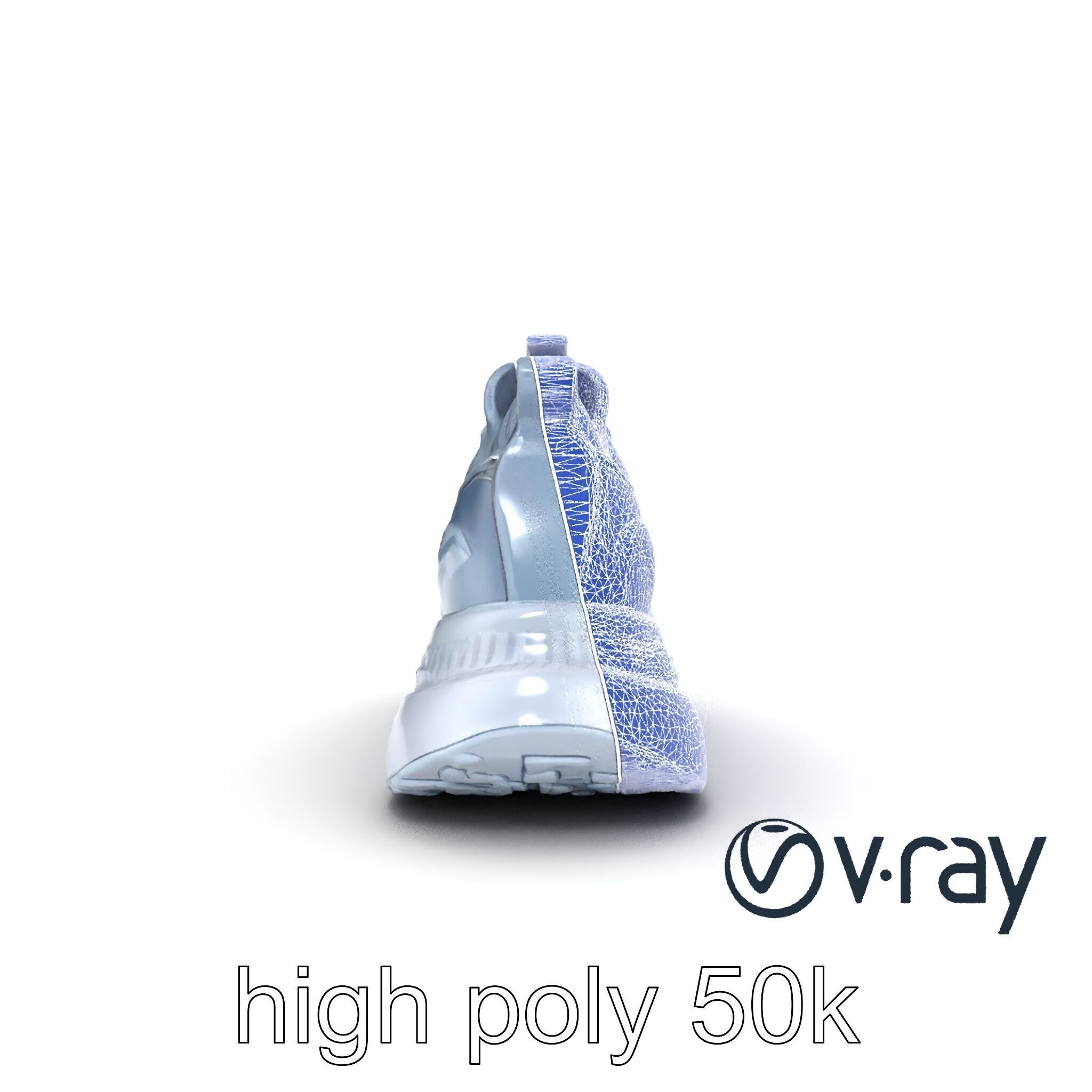 High-Performance Gym Sneaker 3D model pack with flexible sole Low-poly 3D model_32