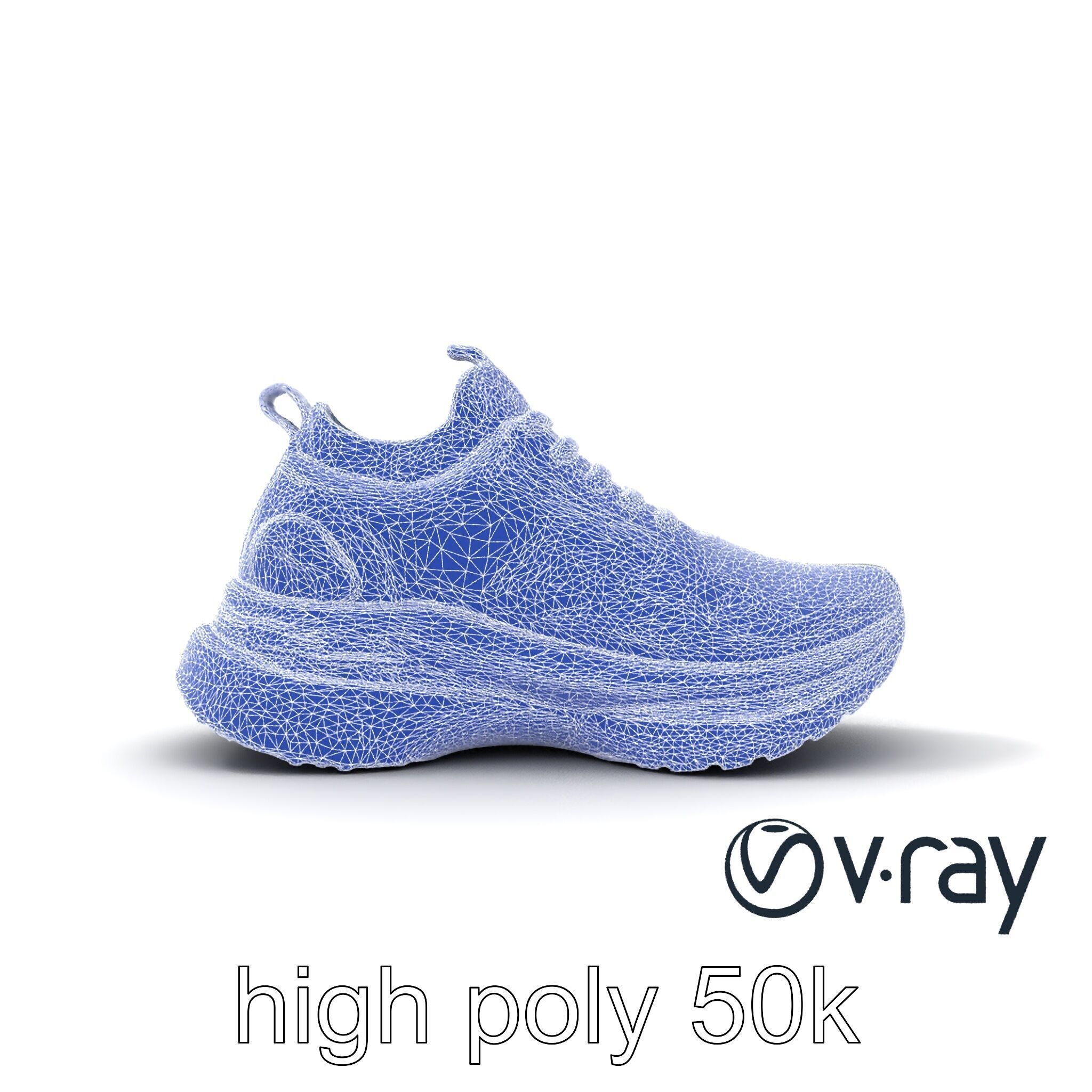 High-Performance Gym Sneaker 3D model pack with flexible sole Low-poly 3D model_31
