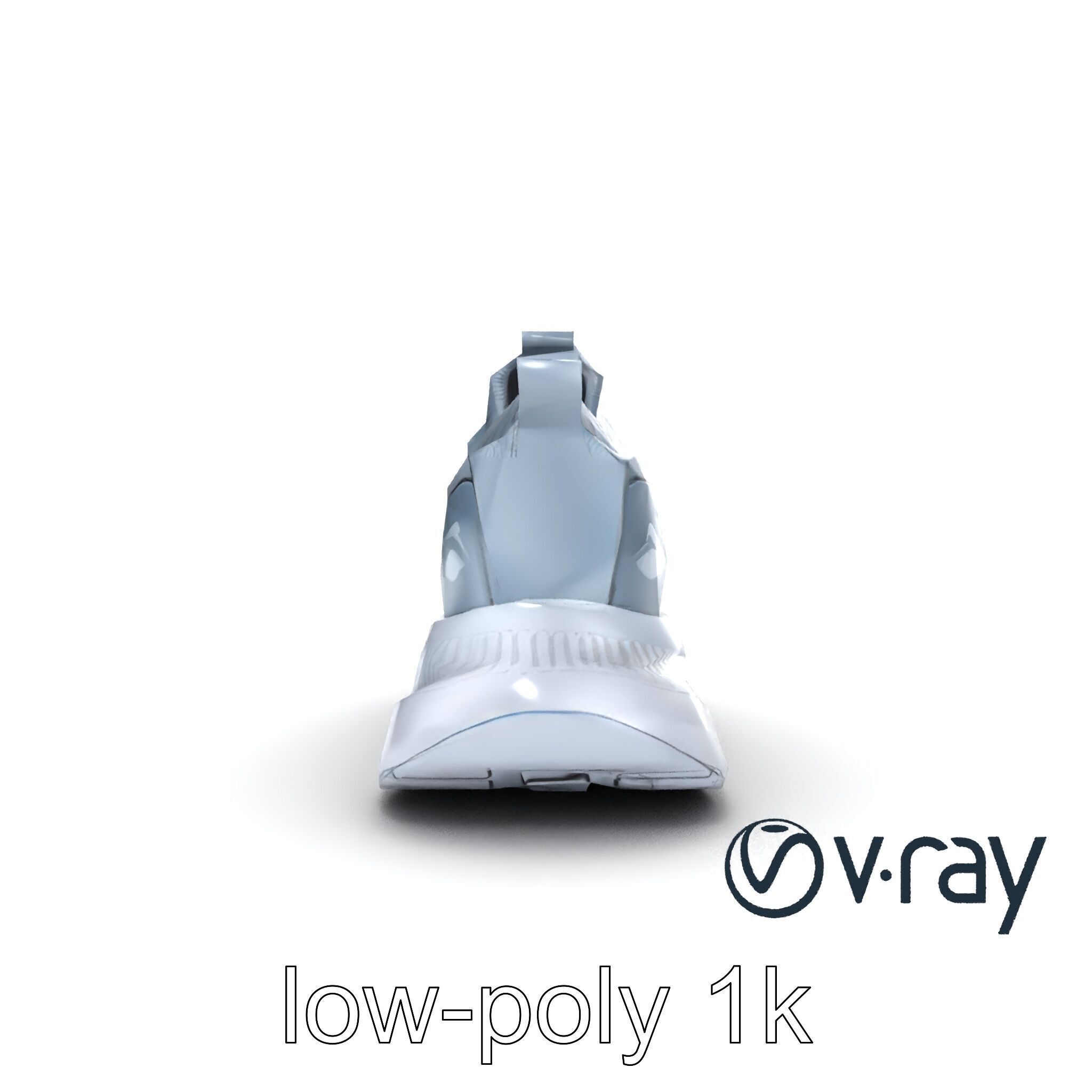 High-Performance Gym Sneaker 3D model pack with flexible sole Low-poly 3D model_22