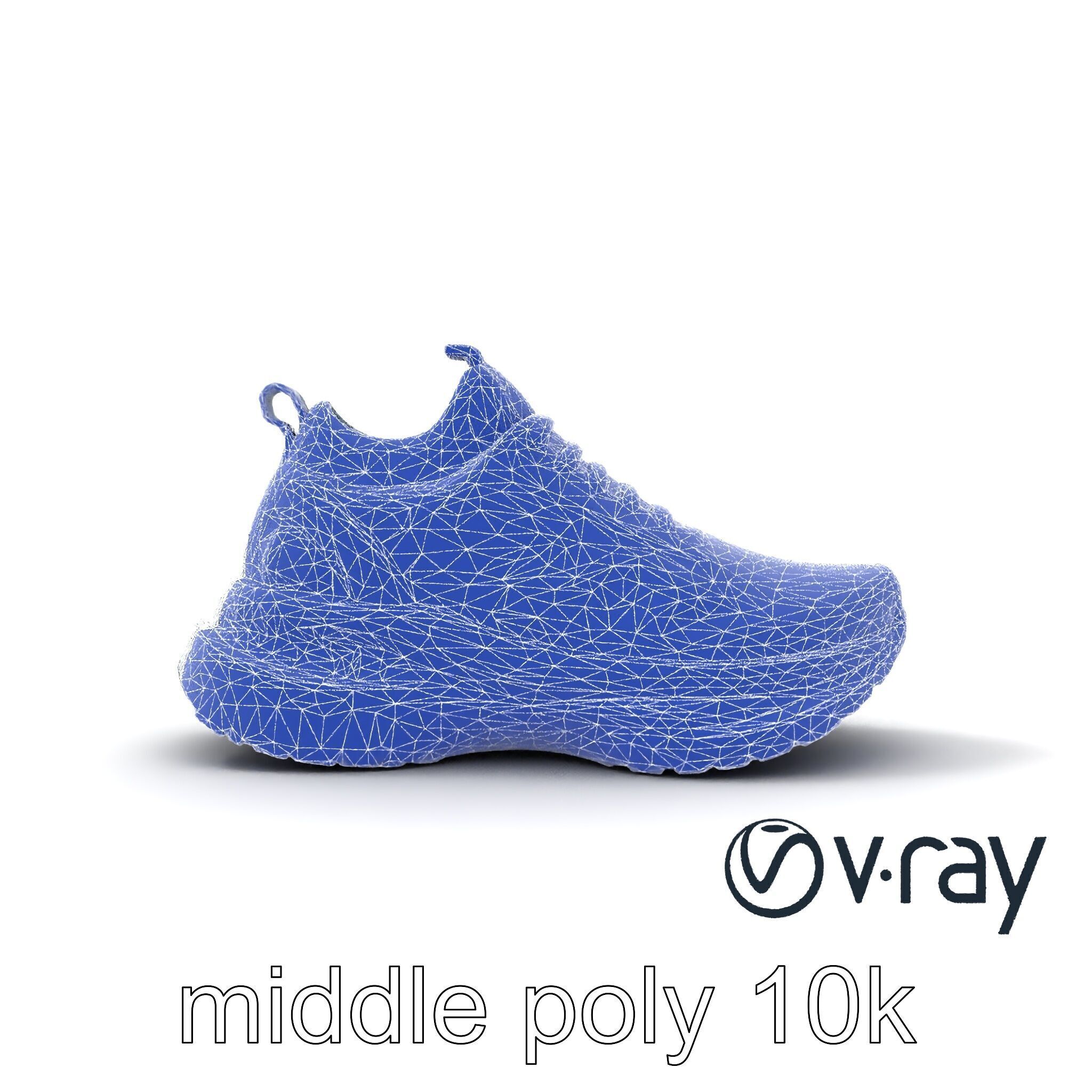 High-Performance Gym Sneaker 3D model pack with flexible sole Low-poly 3D model_30