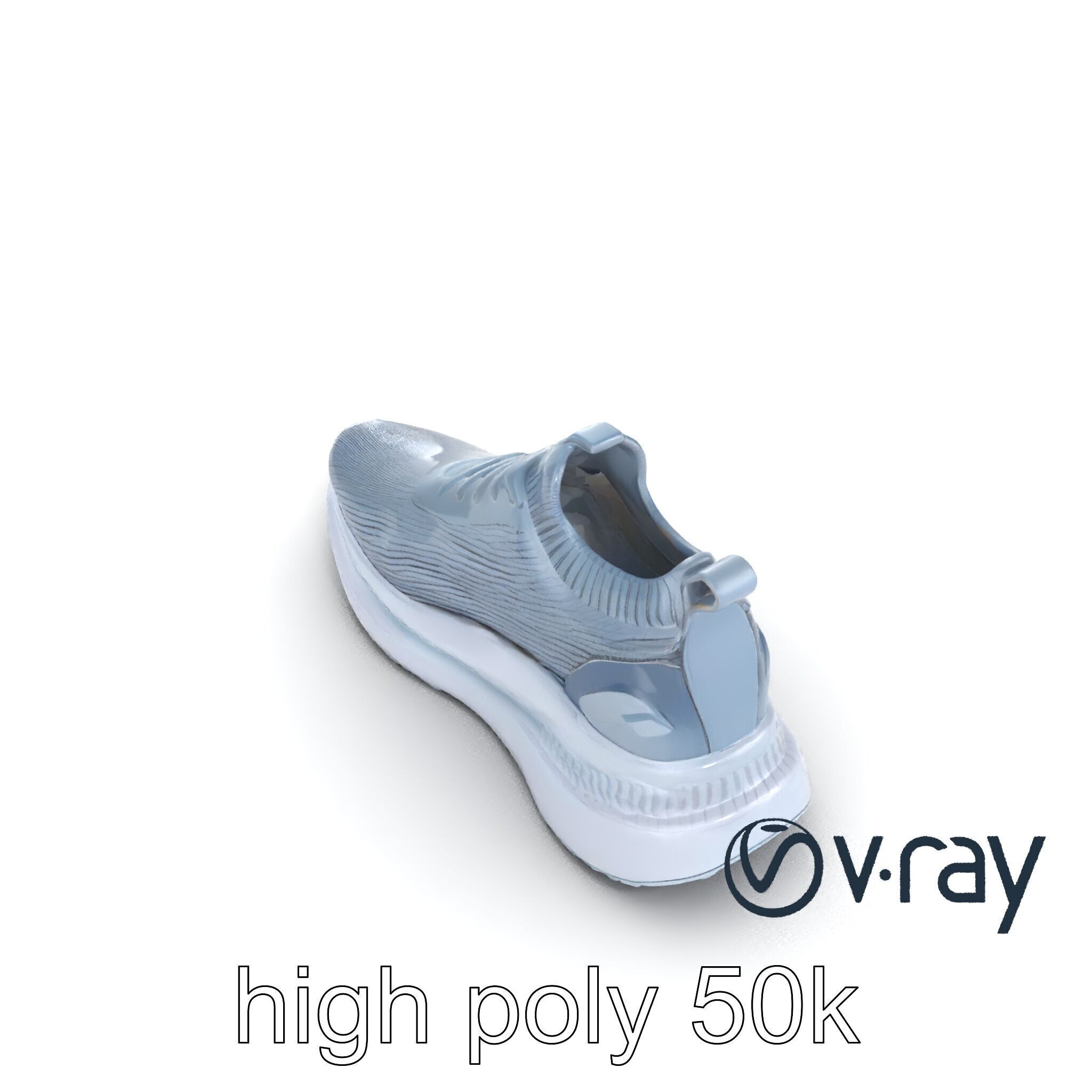 High-Performance Gym Sneaker 3D model pack with flexible sole Low-poly 3D model_11