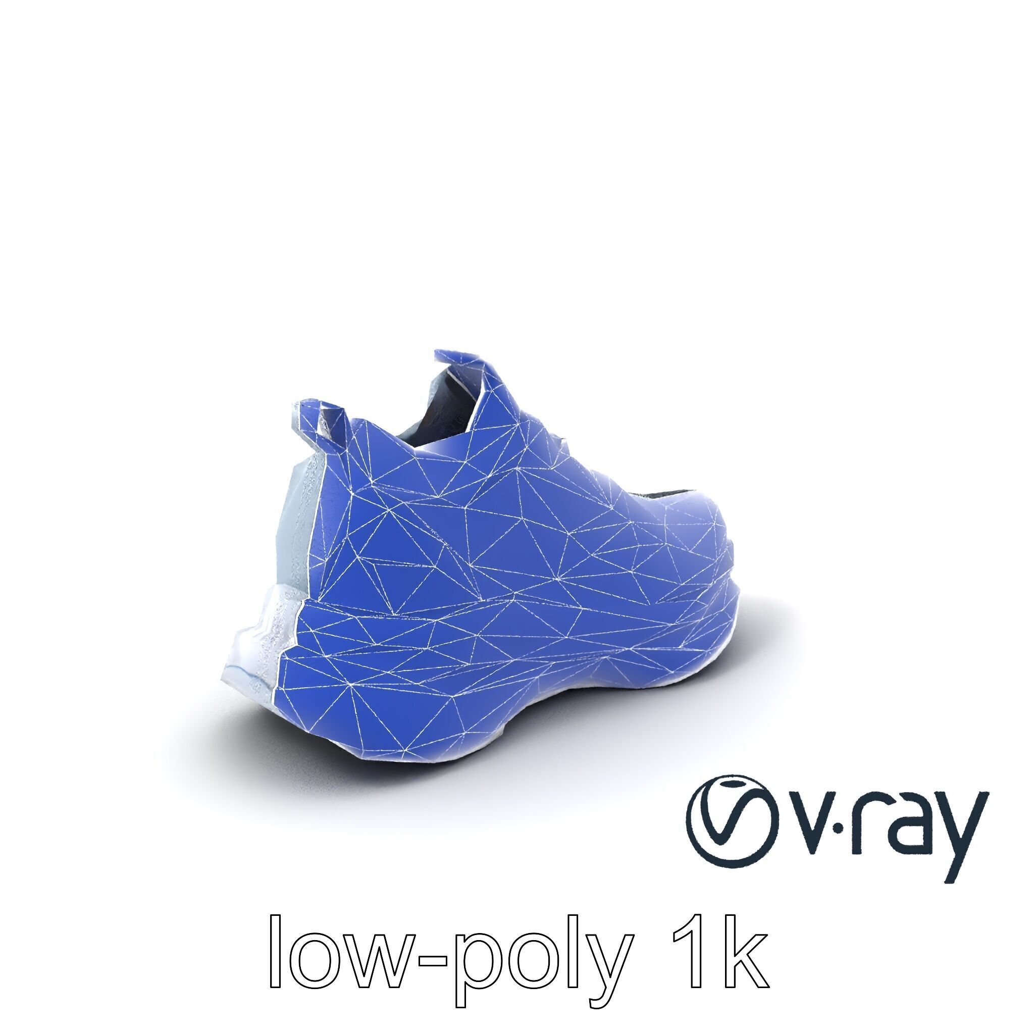 High-Performance Gym Sneaker 3D model pack with flexible sole Low-poly 3D model_7