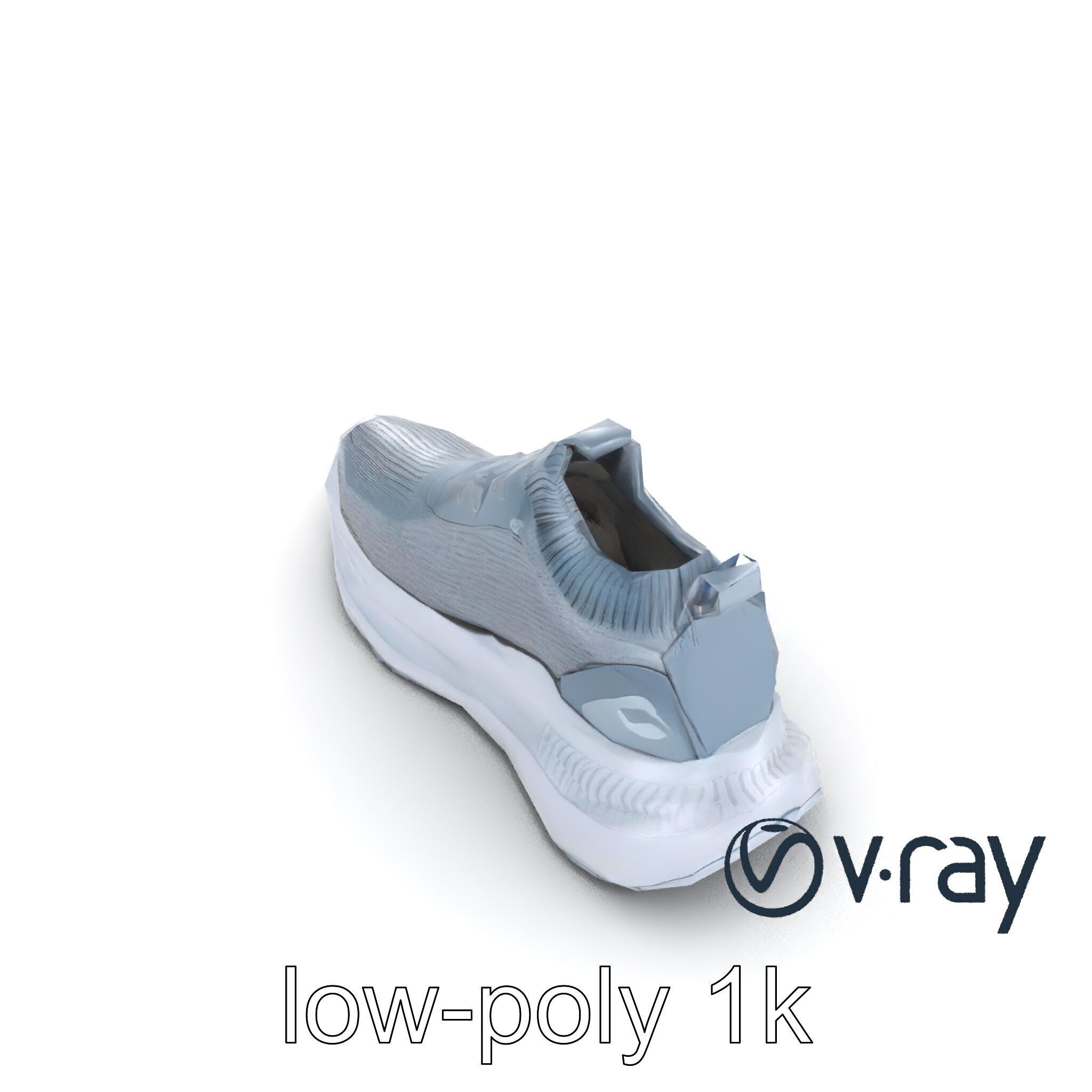 High-Performance Gym Sneaker 3D model pack with flexible sole Low-poly 3D model_24