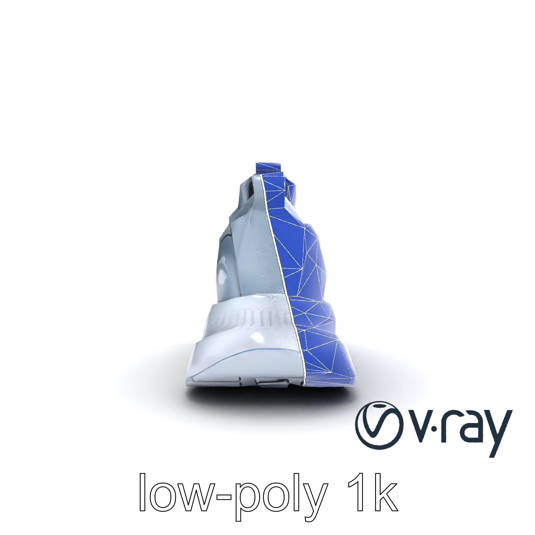 High-Performance Gym Sneaker 3D model pack with flexible sole Low-poly 3D model_28