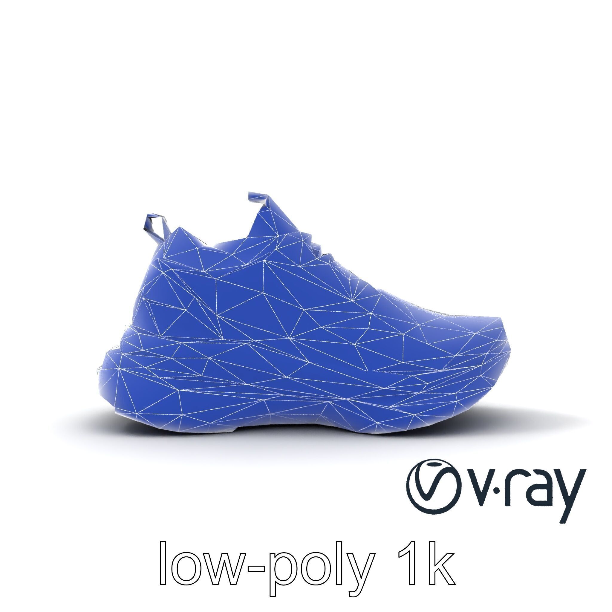 High-Performance Gym Sneaker 3D model pack with flexible sole Low-poly 3D model_29