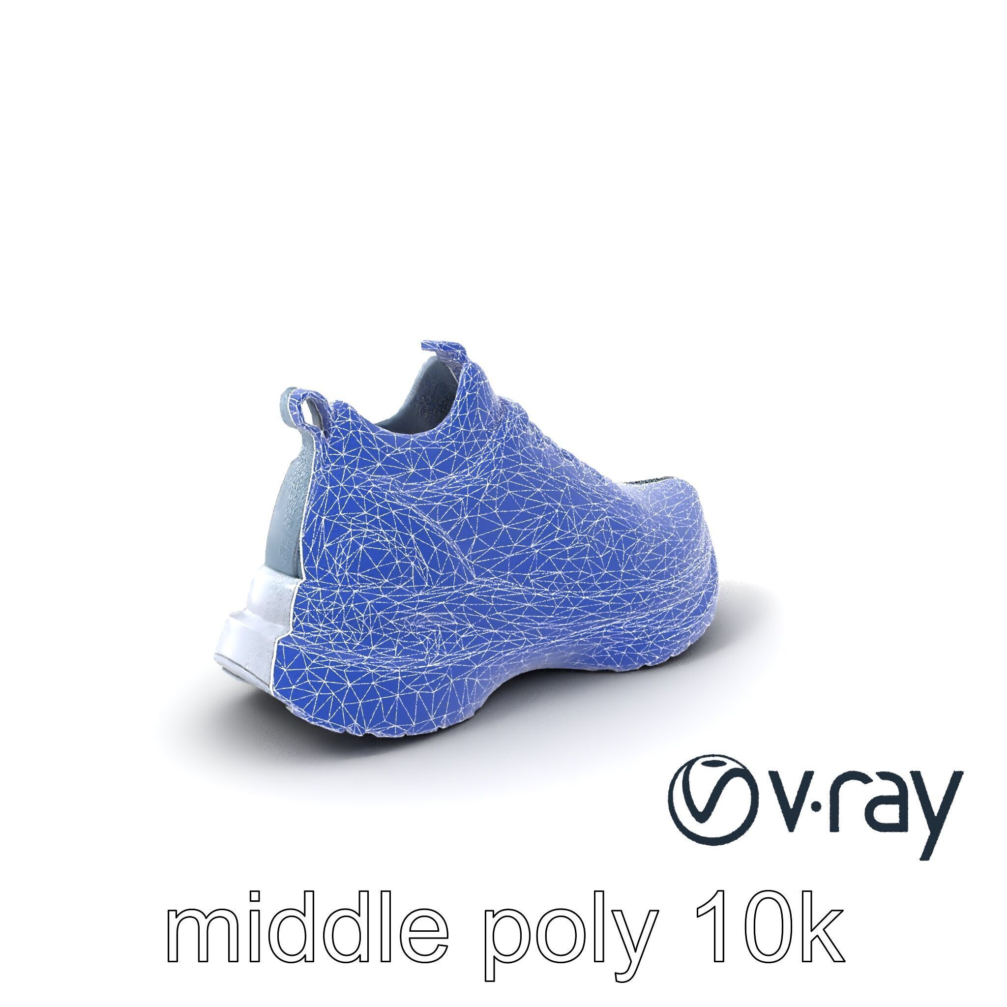 High-Performance Gym Sneaker 3D model pack with flexible sole Low-poly 3D model_6