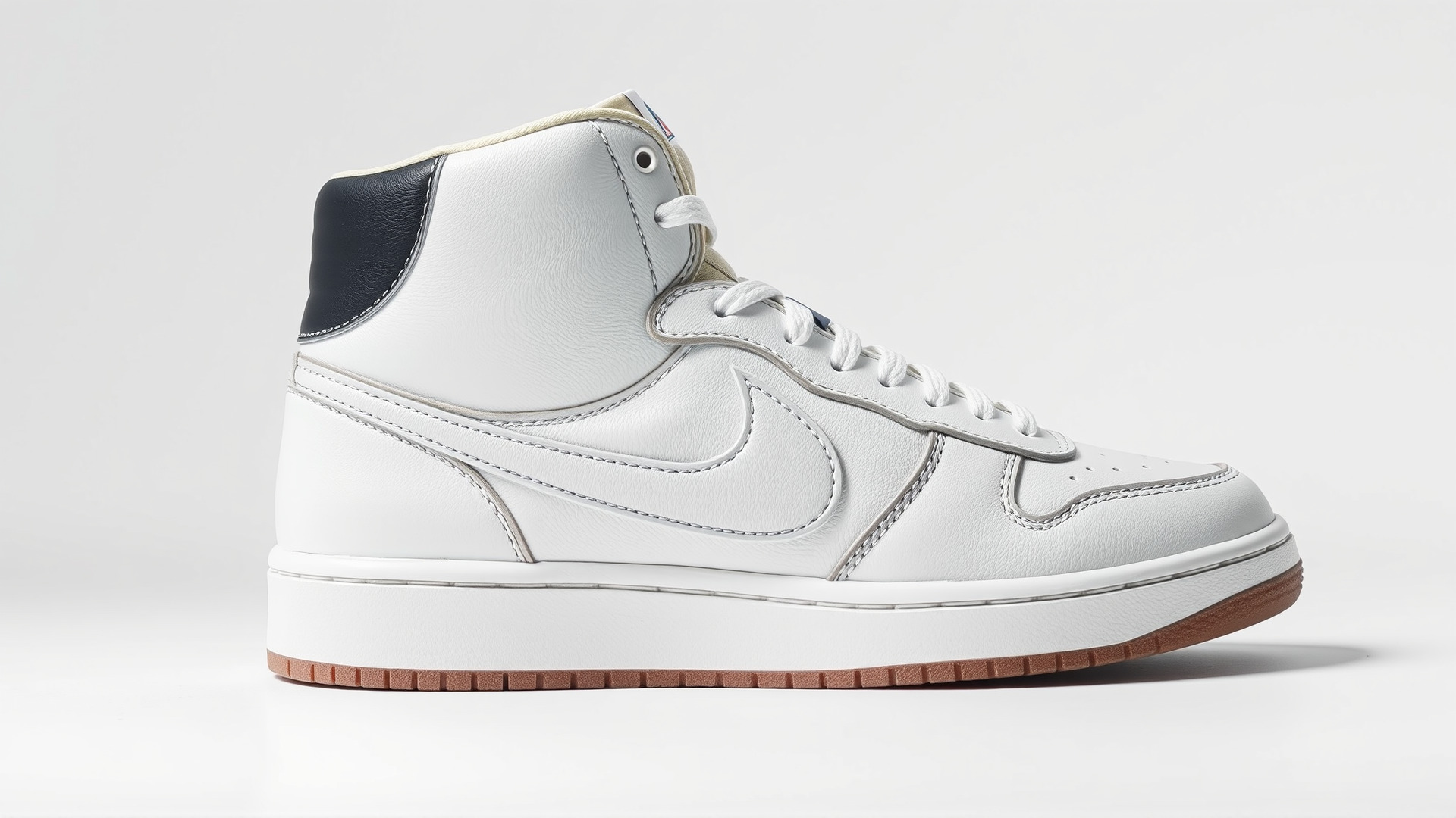 Classic Basketball Sneaker High-Top Leather model pack Low-poly 3D model_4