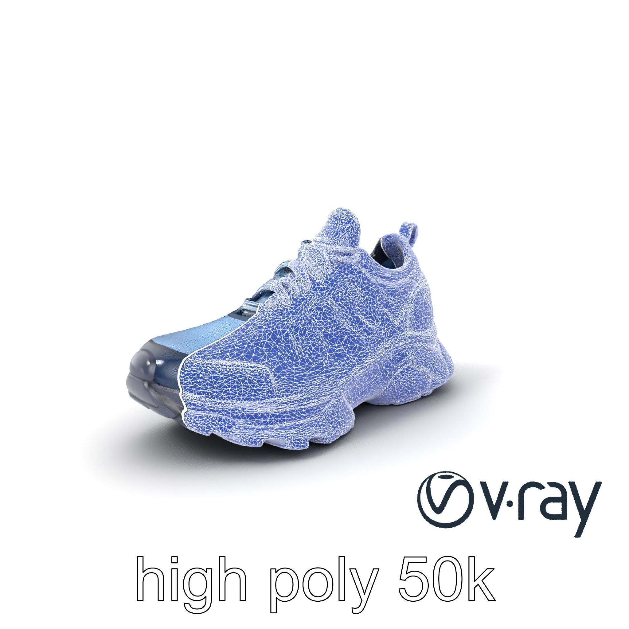 Innovative Cross-Training Sneaker model pack Low-poly 3D model_30