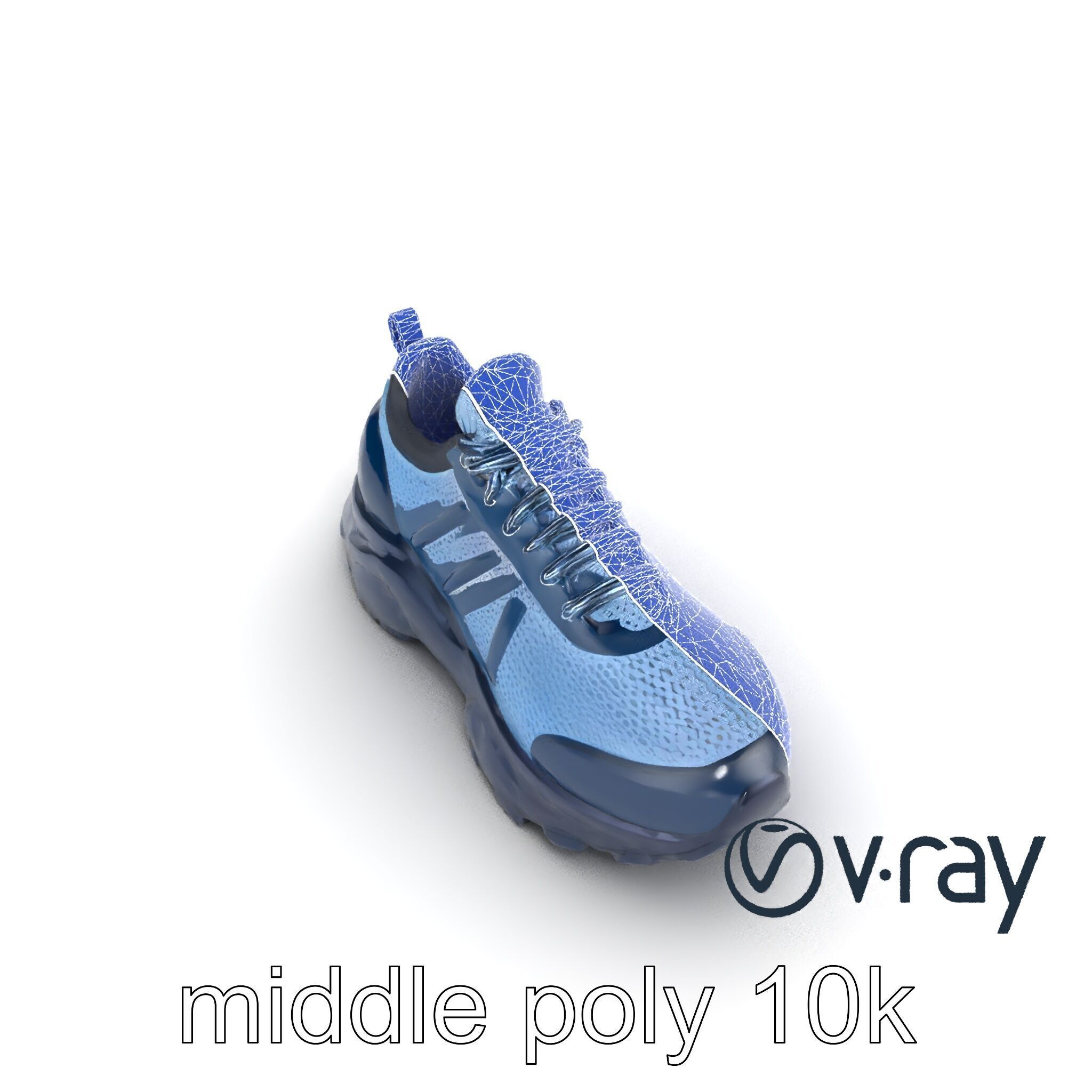Innovative Cross-Training Sneaker model pack Low-poly 3D model_17