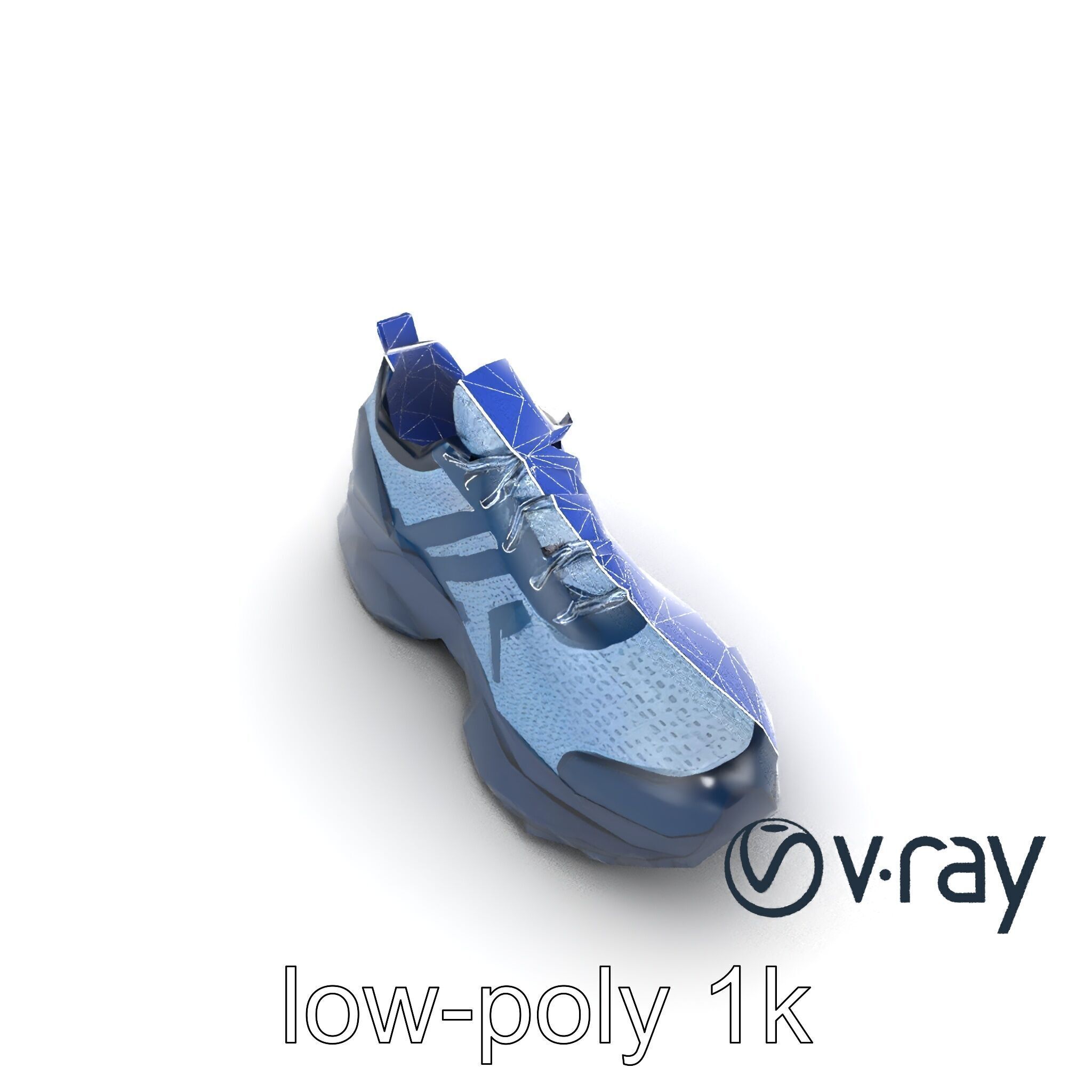 Innovative Cross-Training Sneaker model pack Low-poly 3D model_12