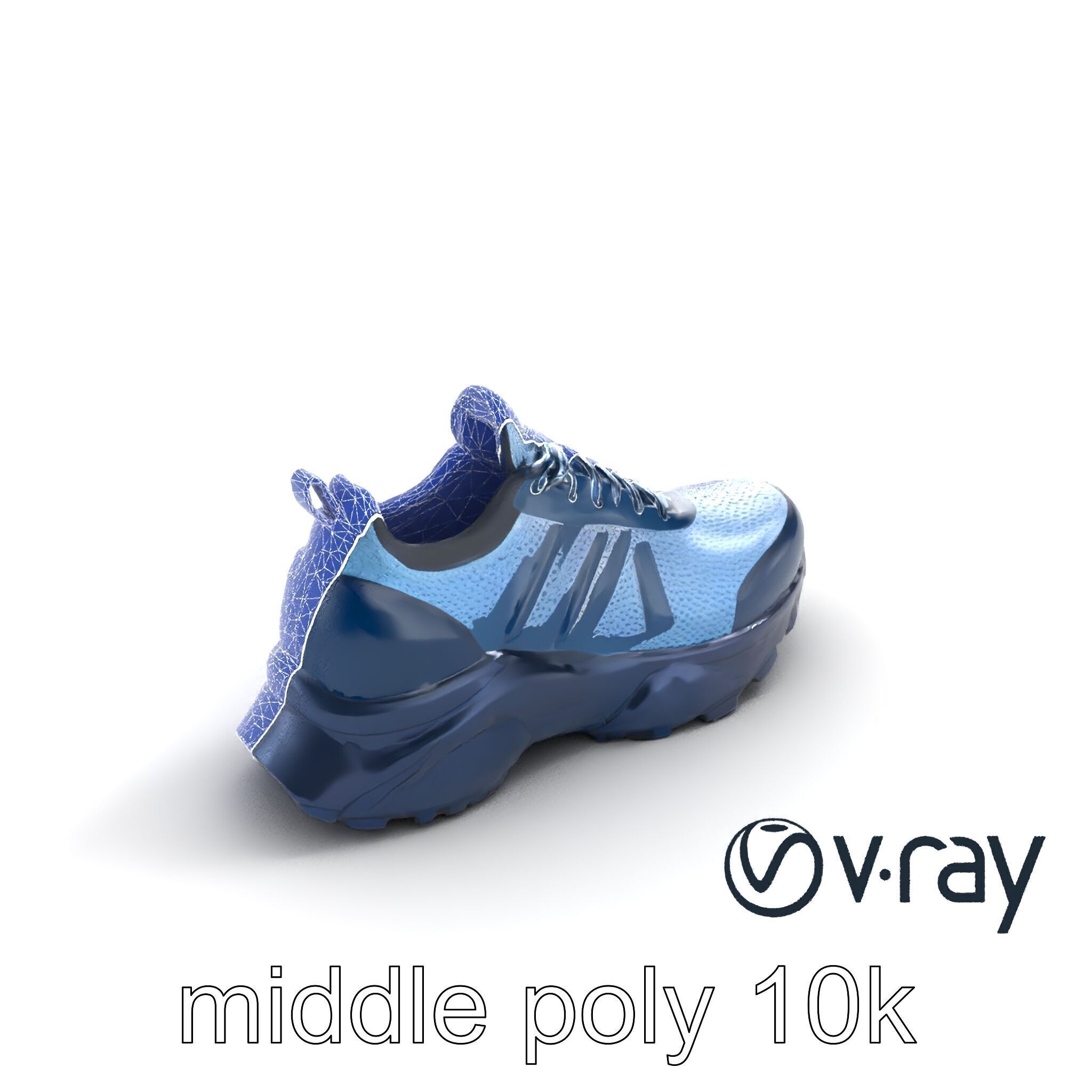 Innovative Cross-Training Sneaker model pack Low-poly 3D model_27