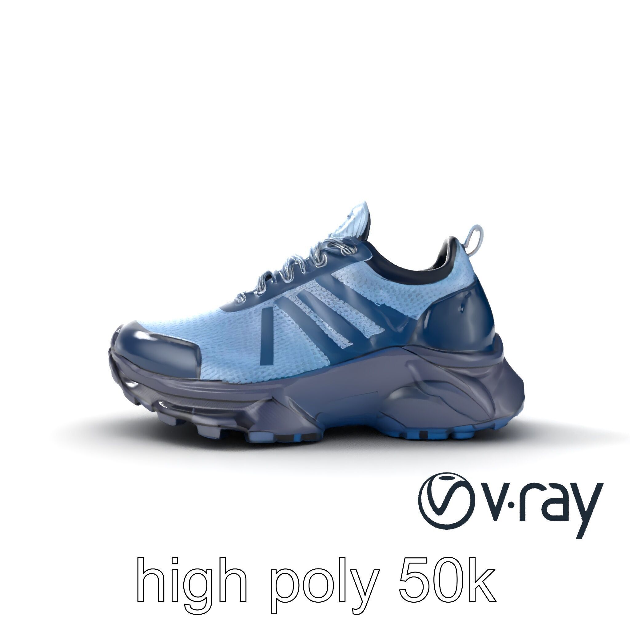 Innovative Cross-Training Sneaker model pack Low-poly 3D model_19