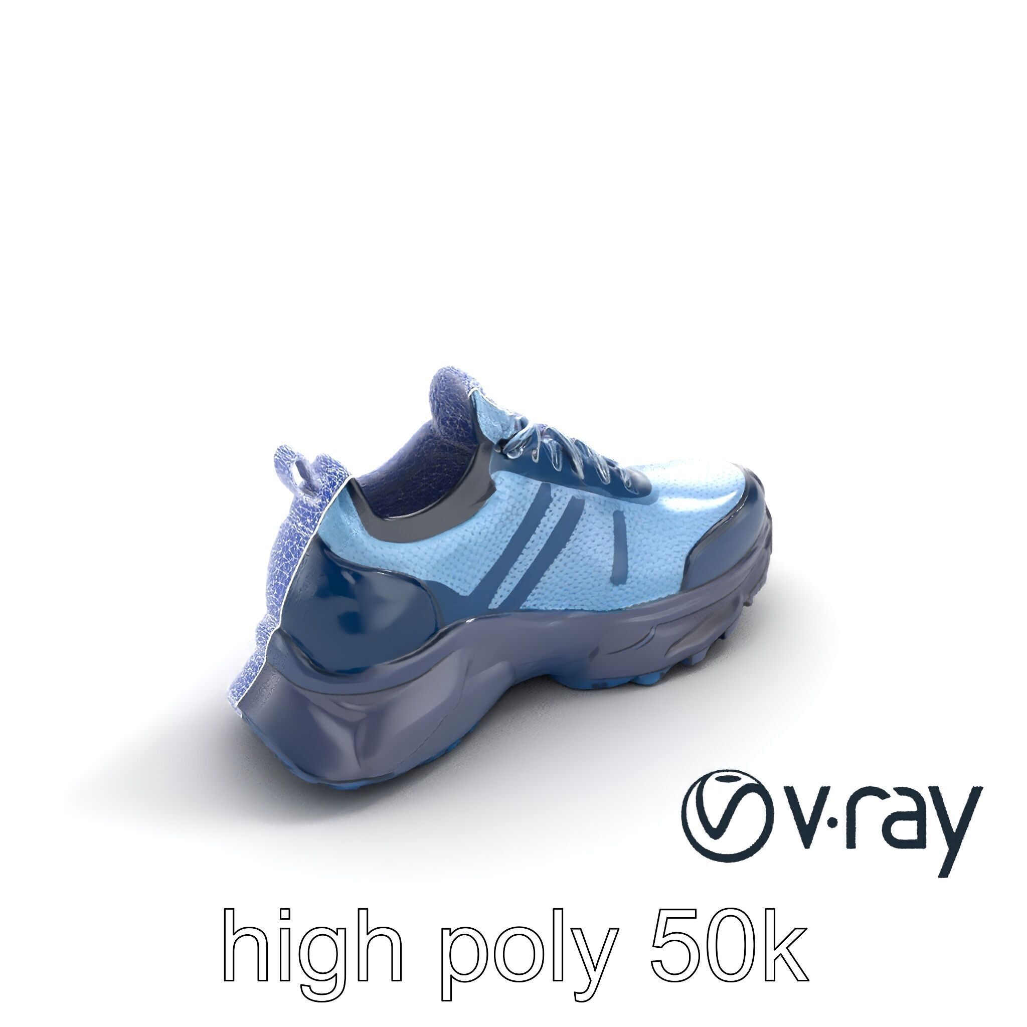 Innovative Cross-Training Sneaker model pack Low-poly 3D model_23
