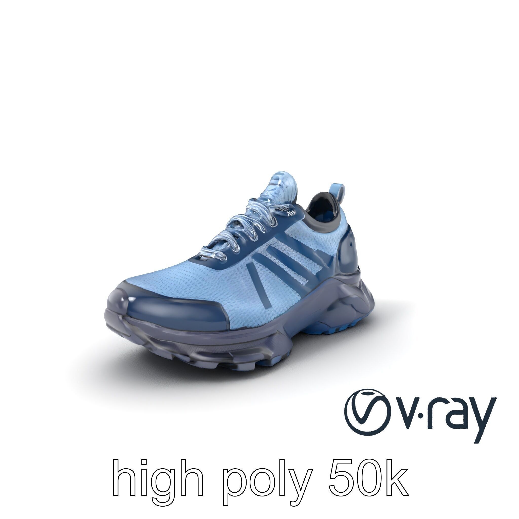 Innovative Cross-Training Sneaker model pack Low-poly 3D model_5