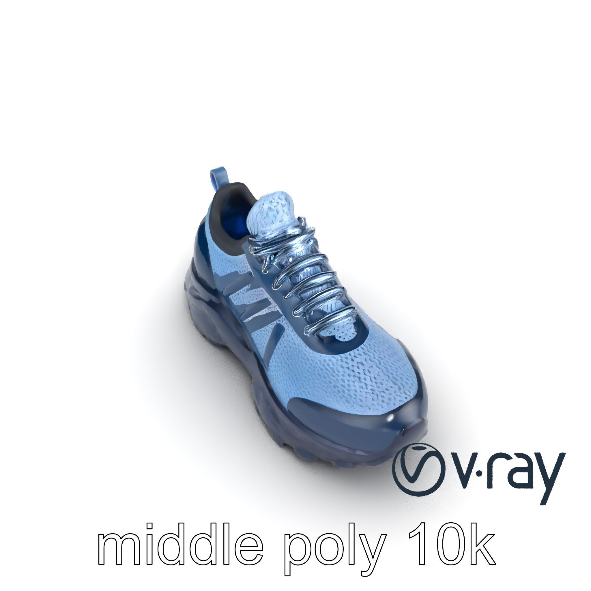 Innovative Cross-Training Sneaker model pack Low-poly 3D model_22