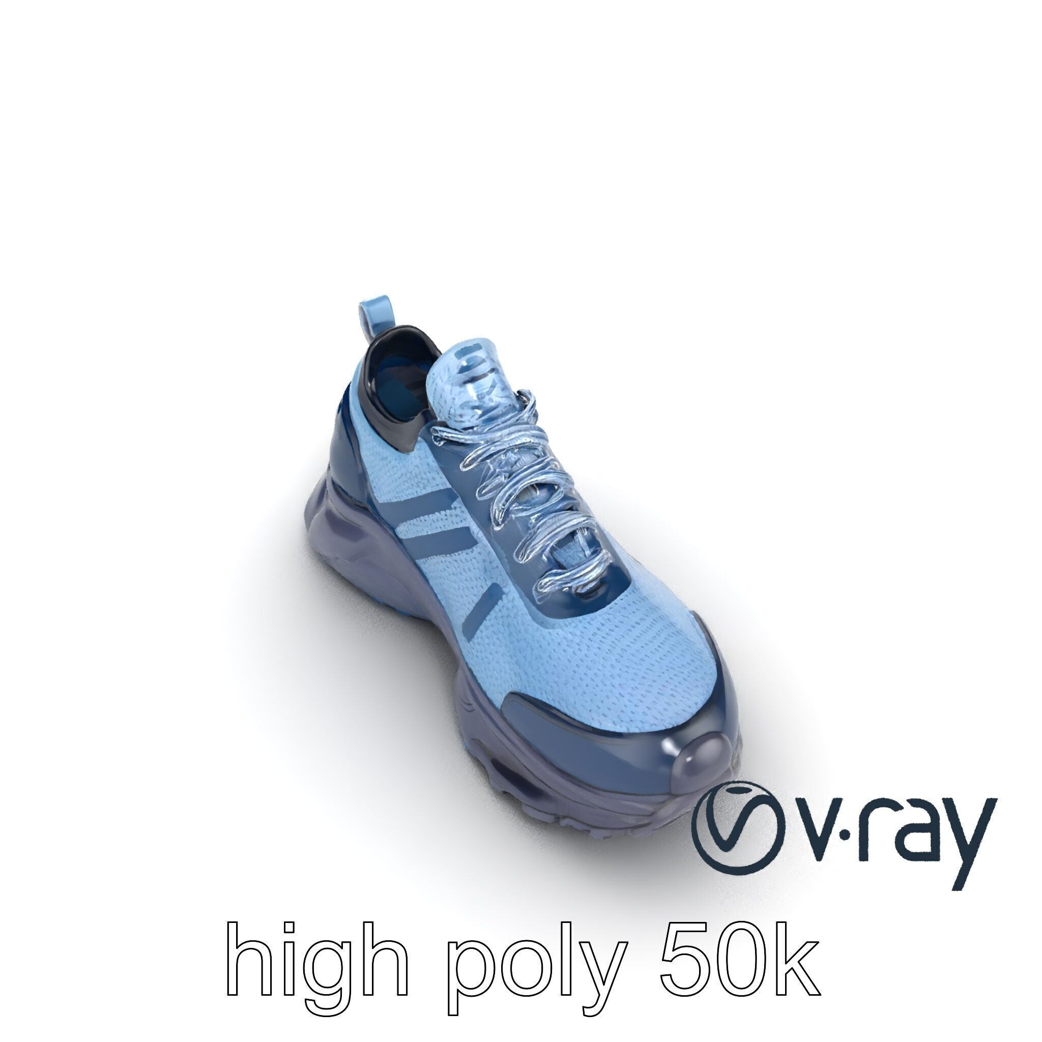 Innovative Cross-Training Sneaker model pack Low-poly 3D model_11