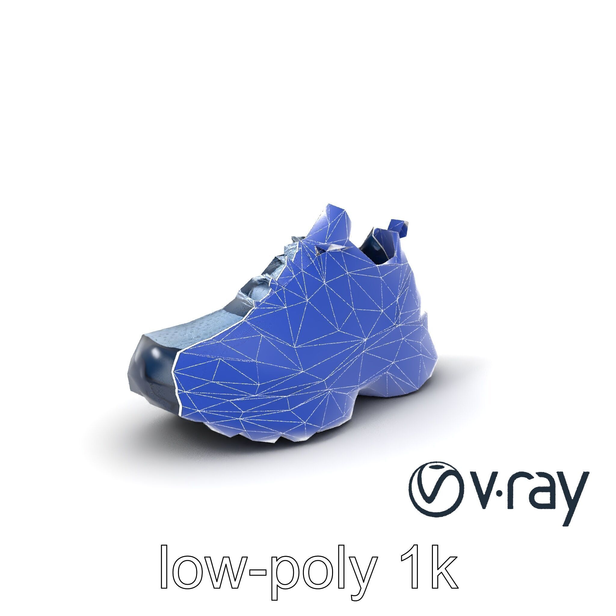 Innovative Cross-Training Sneaker model pack Low-poly 3D model_7