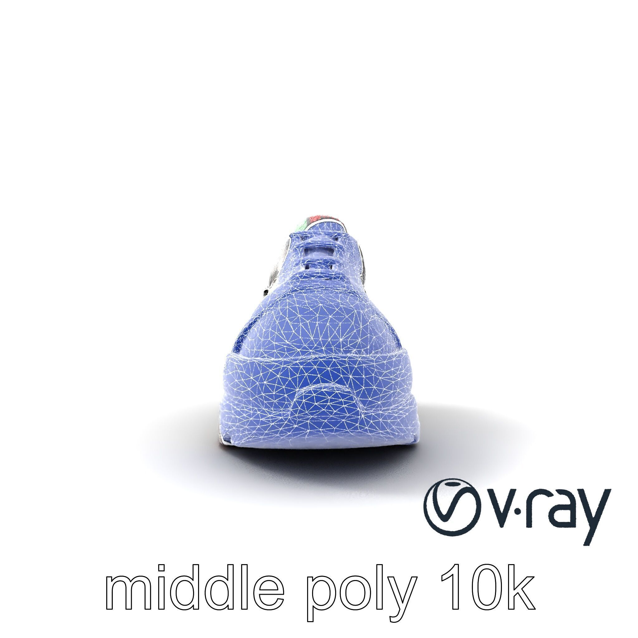 Urban Streetwear Sneaker with Graffiti Prints model pack Low-poly 3D model_25